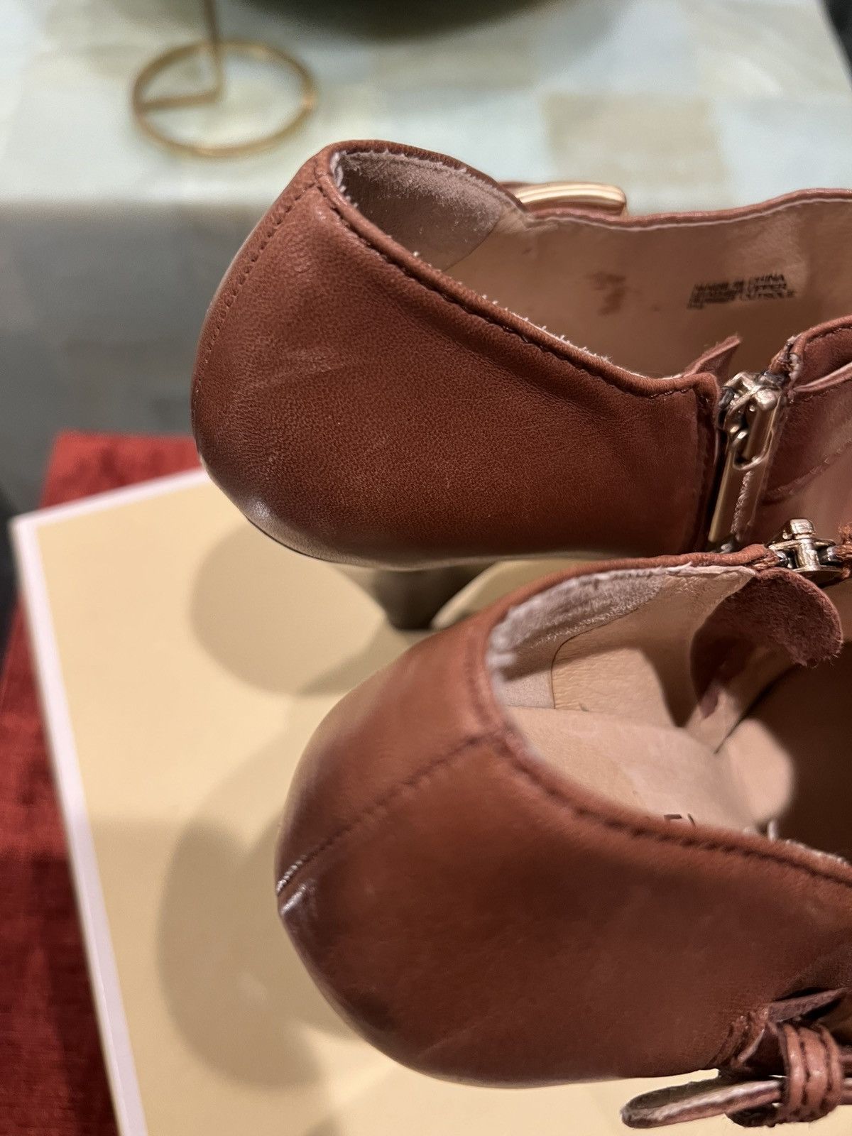 Michael Kors Michael Kors Anna Belle Bootie, Leather Buckle Ankle Boots Size US 6 / IT 36 - 7 Thumbnail