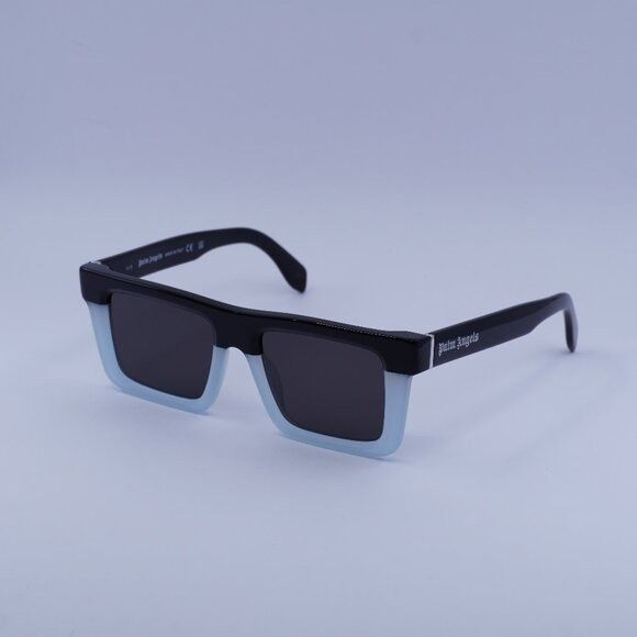 Palm Angels PERI10I KING 1007 Shield Sunglasses - Black Gold/Grey Palm Angels PERI10I KING 1007 Sunglasses Black/Gold Shield main image 4