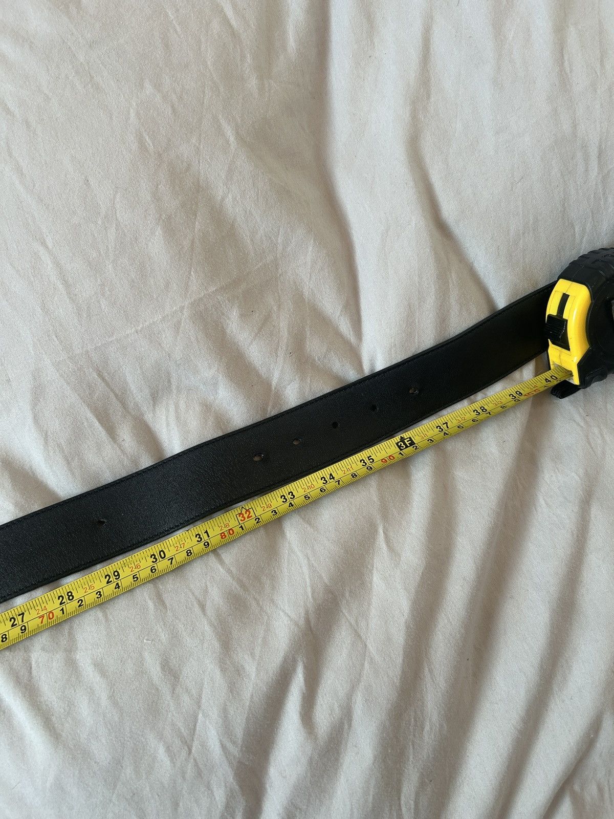 Gucci Gucci GG Emblem Black/Gold Belt Size 34 - 8 Thumbnail