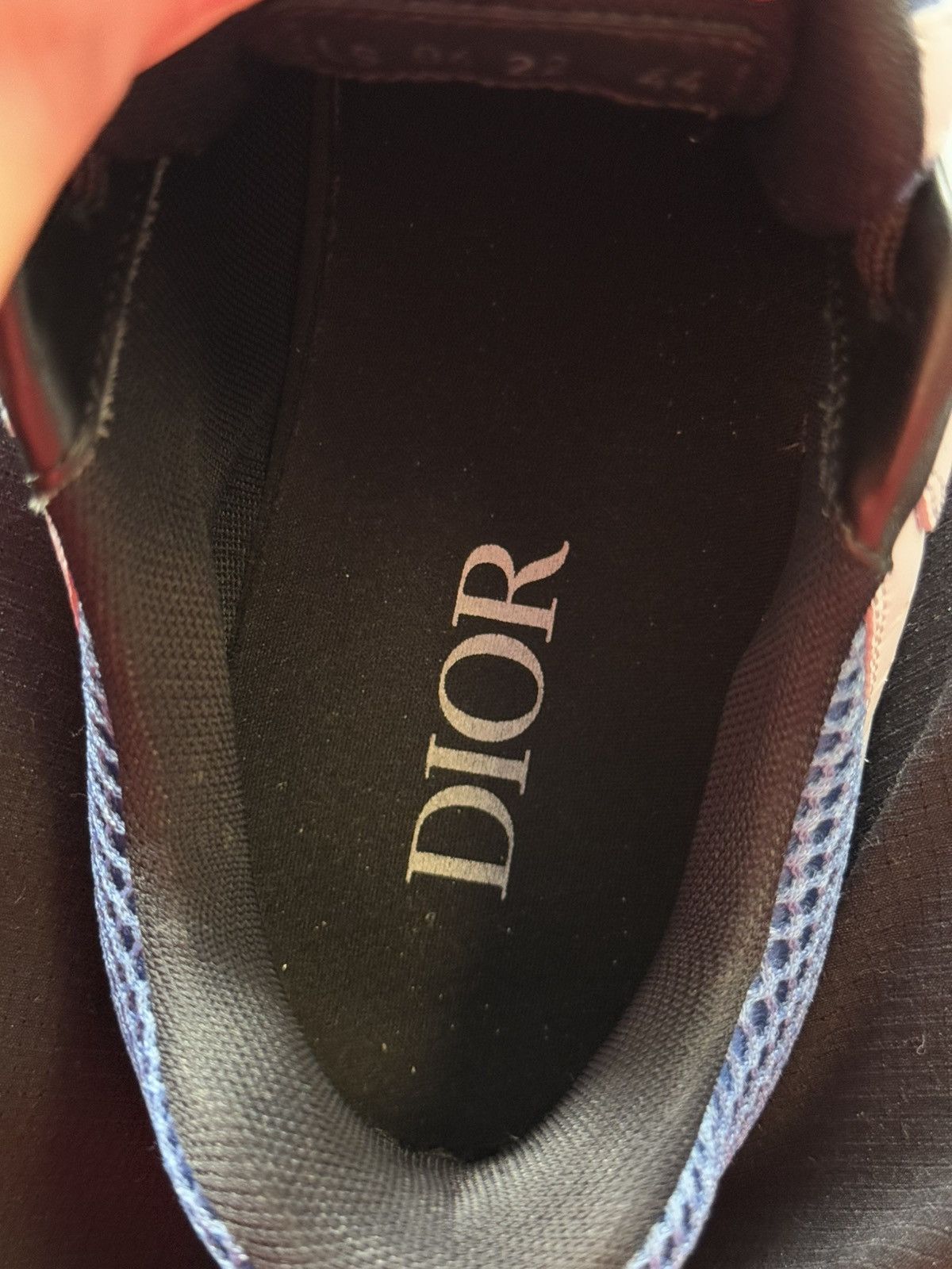 Dior Dior B22 Blue Orange Sneaker Size 44EU/11US Size US 11 / EU 44 - 19 Thumbnail