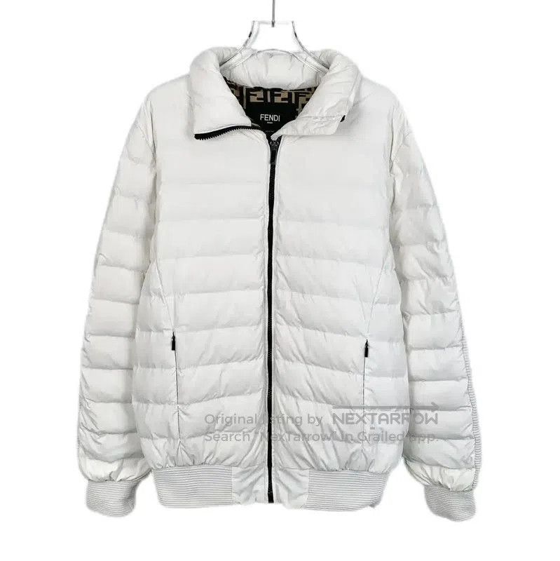 Fendi FENDI White Men's Puffer Jacket . Size US S / EU 44-46 / 1 - 1 Thumbnail
