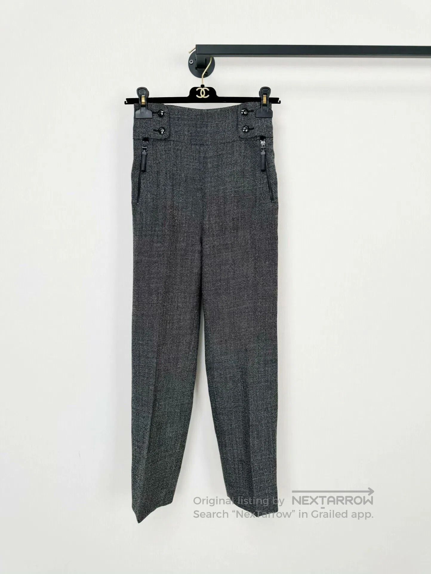 Dior high-waisted wool silk pants by dior. Size US 34 / EU 50 - 1 Thumbnail