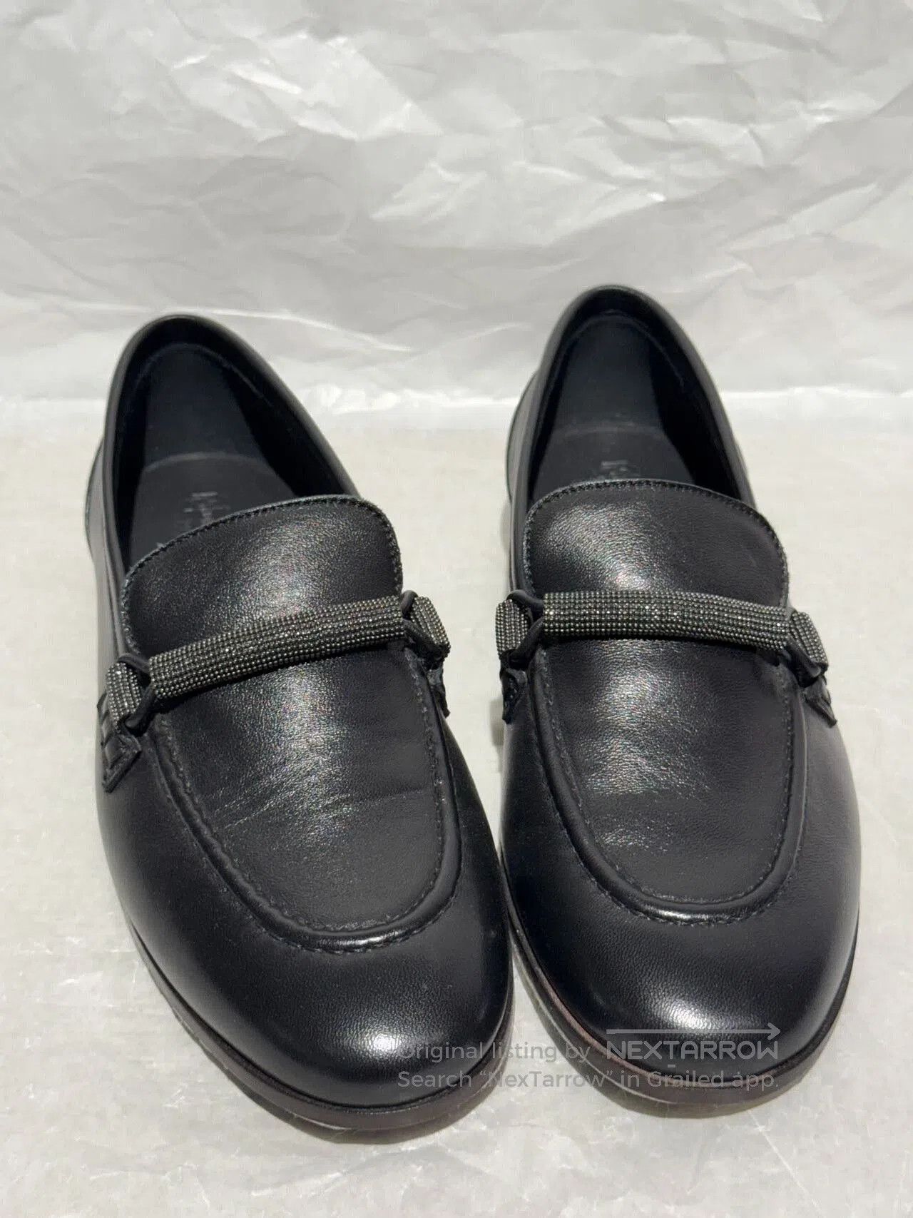 Brunello Cucinelli Brunello Cucinelli Black Loafers for Women. Size US 4 / IT 34 - 4 Thumbnail