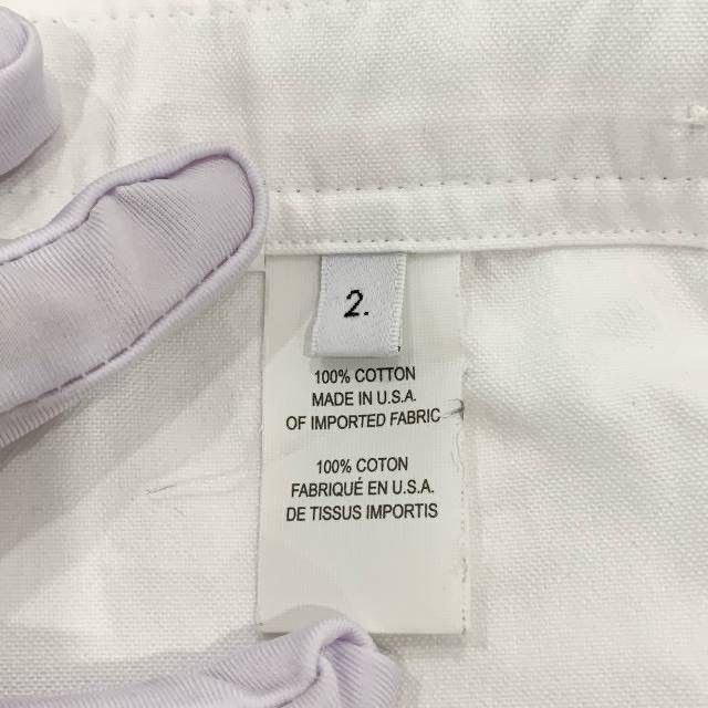 Thom Browne Thom Browne Collared Placket White Long Sleeve Shirt K26WX Size US M / EU 48-50 / 2 - 7 Thumbnail