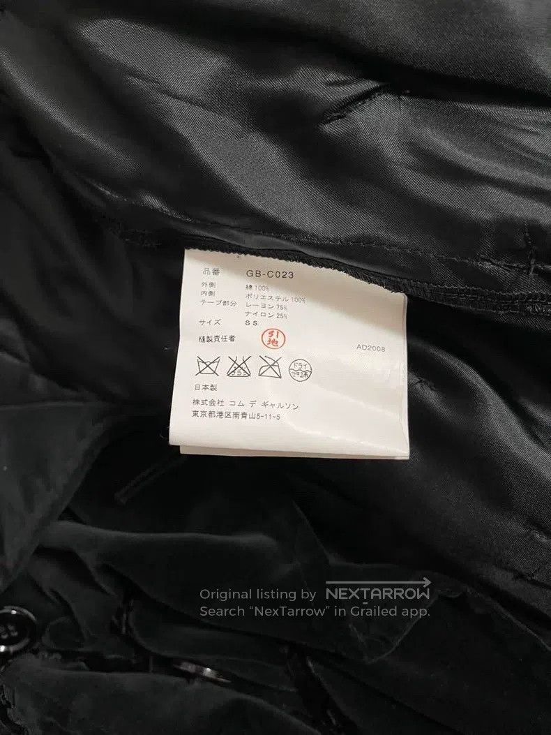 Comme des Garcons Comme Des Garcons Antique Heart-Shaped Velvet Jacket Size XS / US 0-2 / IT 36-38 - 9 Thumbnail