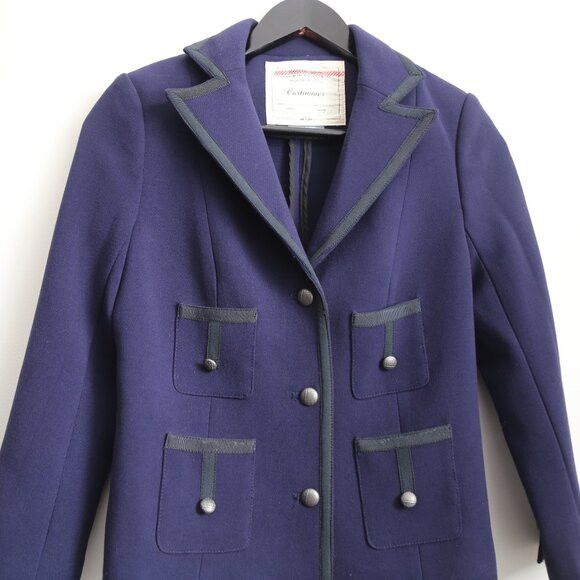 Anthropologie Anthropologie Cartonnier Women's Four-Pocket Blazer Jacket Size XS / US 0-2 / IT 36-38 - 2 Thumbnail