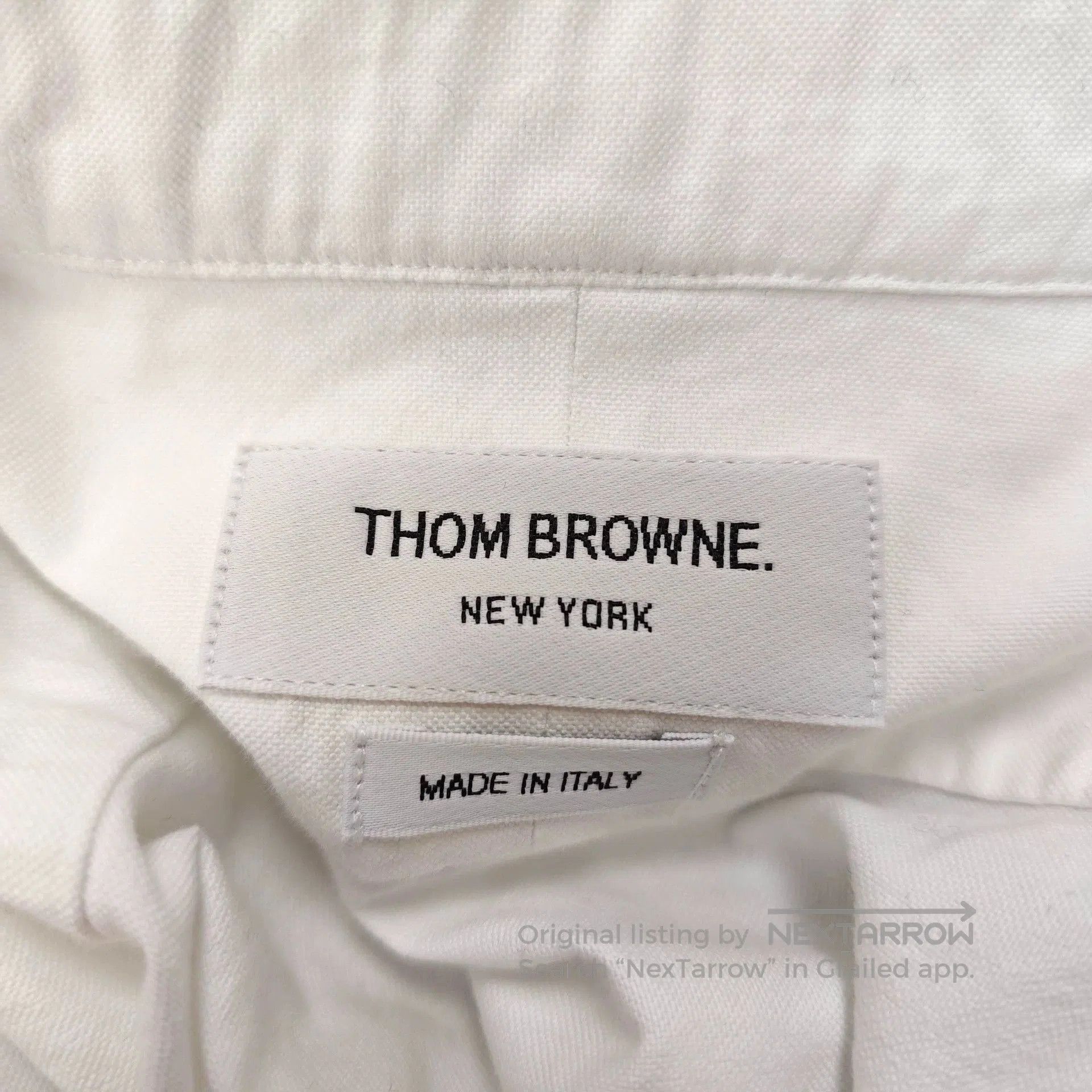 Thom Browne Thom Browne White Stripe Shirt Jacket. Size US S / EU 44-46 / 1 - 3 Thumbnail