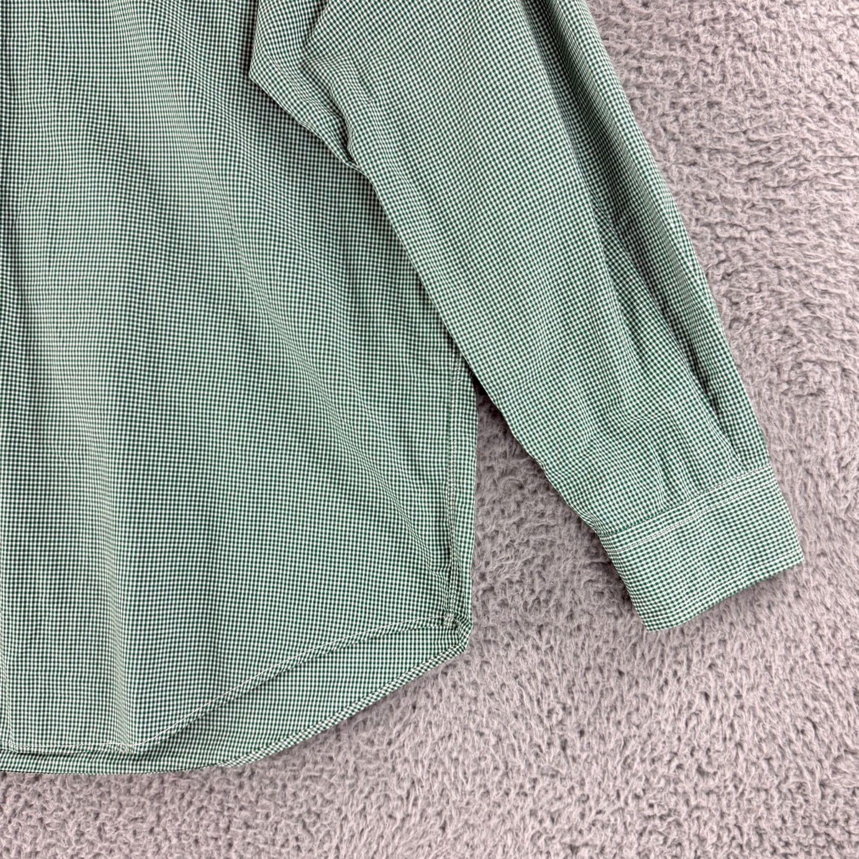 Ralph Lauren Ralph Lauren Button-Up Shirt Mens L Green Blaire Check 100% Cotton Size US L / EU 52-54 / 3 - 3 Thumbnail
