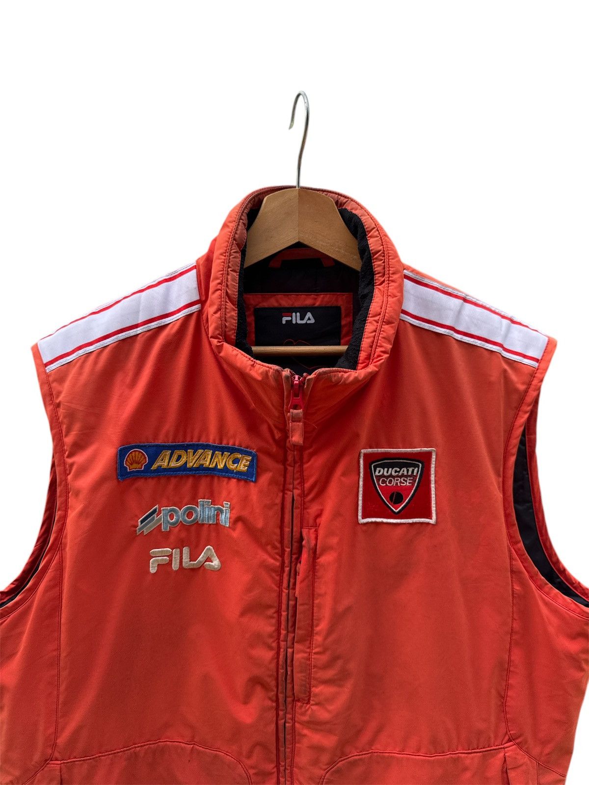 Ducati × Fila × Vintage Vintage Fila X Ducati Corse Official Vest Jacket Size US M / EU 48-50 / 2 - 2 Thumbnail