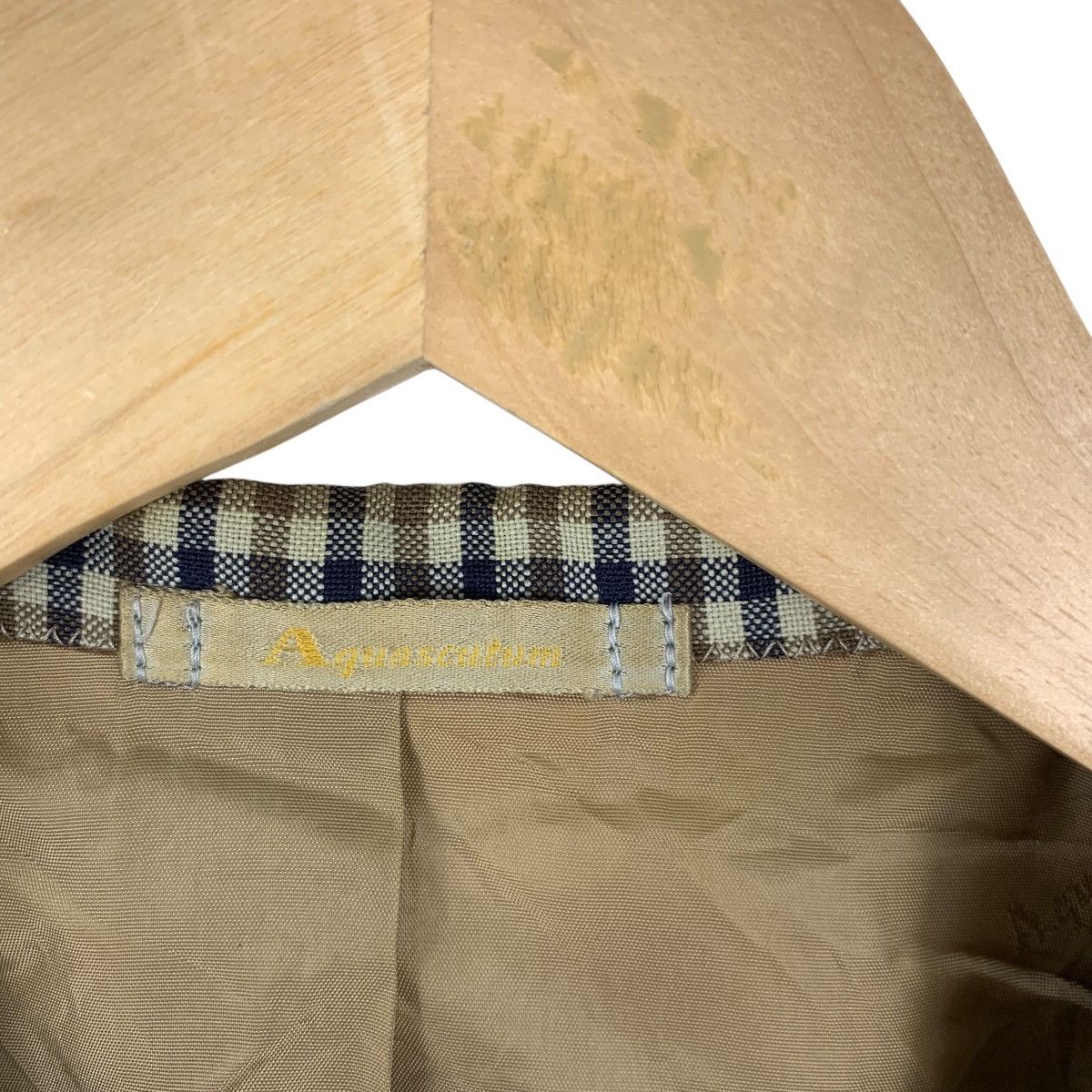 Aquascutum Vintage AQUASCUTUM LONDON Nova Checks Pattern Blazer Jacket Size S / US 4 / IT 40 - 10 Thumbnail