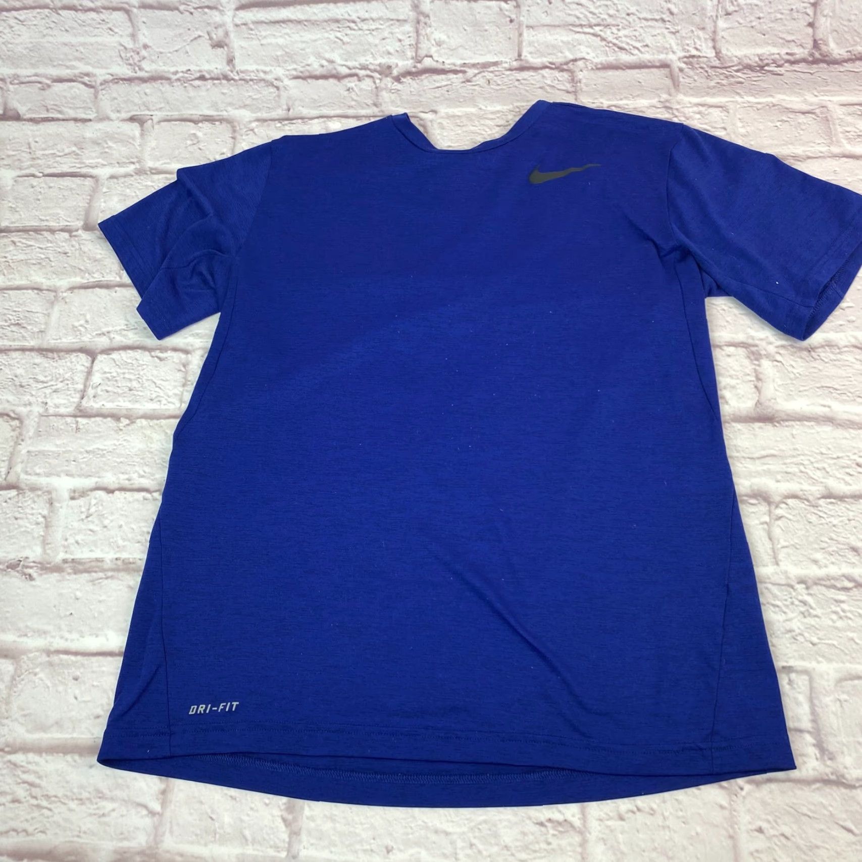 Nike VINTAGE? No. Nike Dri-fit Shirt Training Running Mens Size M Crew Neck Logo Short Sleeve Blue Size US M / EU 48-50 / 2 - 2 Thumbnail