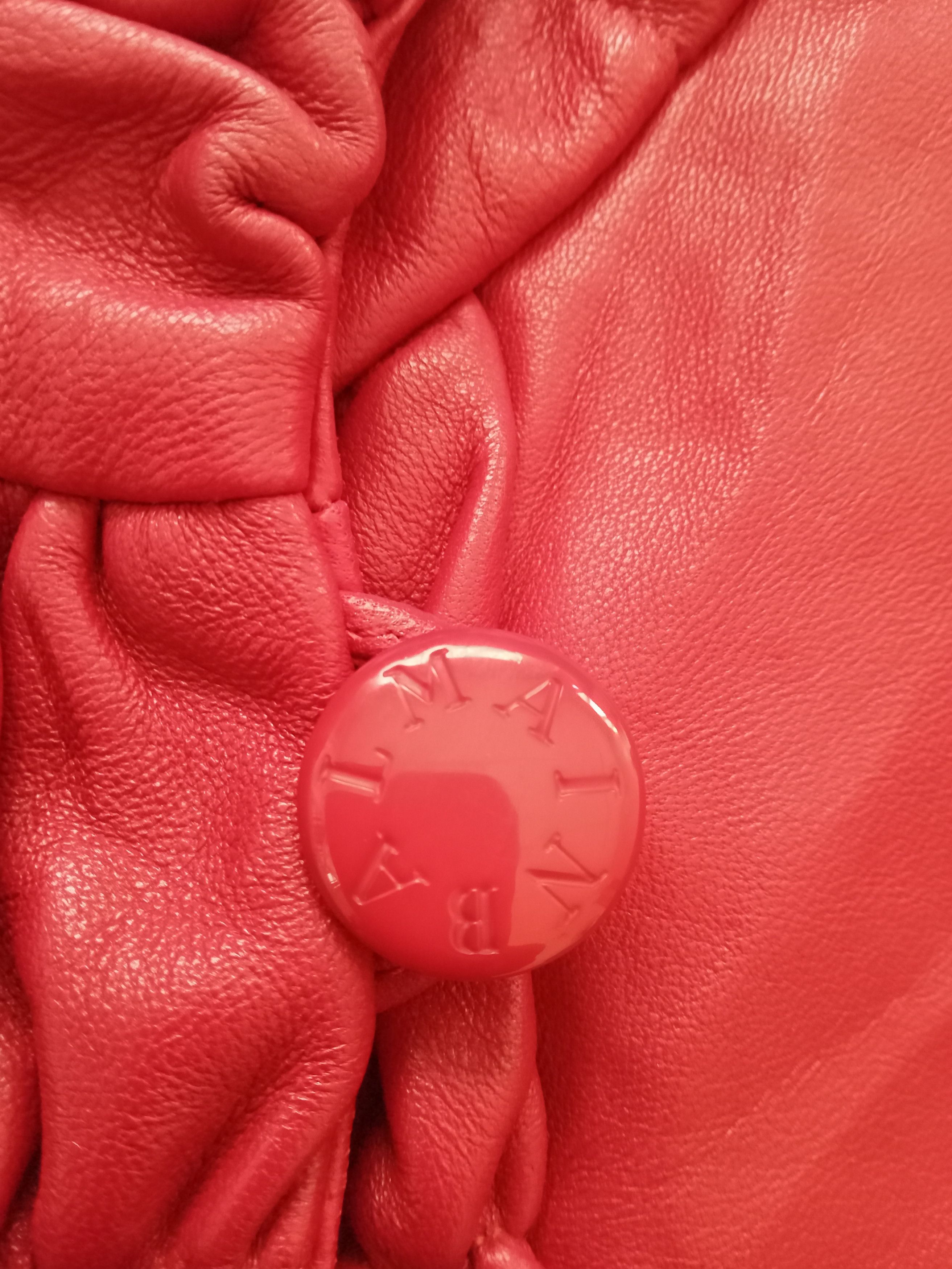 Balmain Vintage Balmain Paris Red Leather Jacket Size US L / EU 52-54 / 3 - 7 Thumbnail
