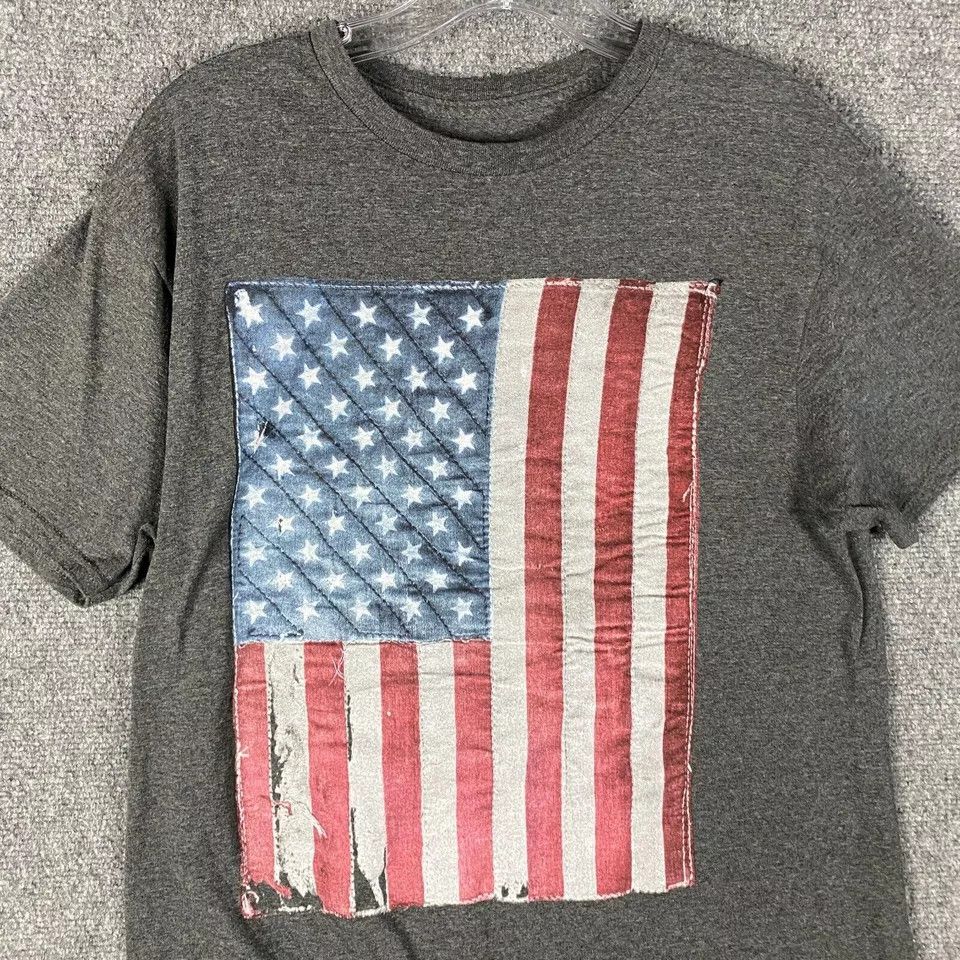 Other Well Worn T-Shirt Men's Large USA Flag Cotton Short Sleeve L Size US L / EU 52-54 / 3 - 2 Thumbnail