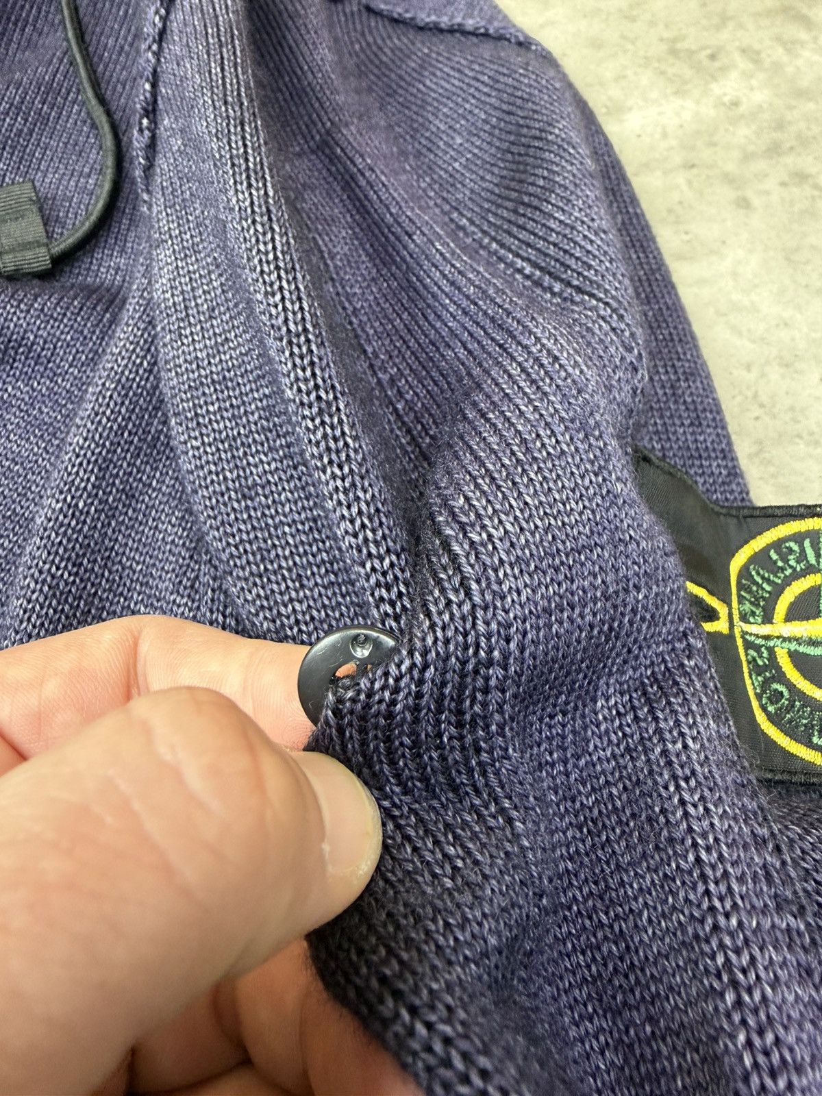 Stone Island Stone Island Fast Dye-Air Brush Wool Sweater Size M Size US M / EU 48-50 / 2 - 17 Thumbnail