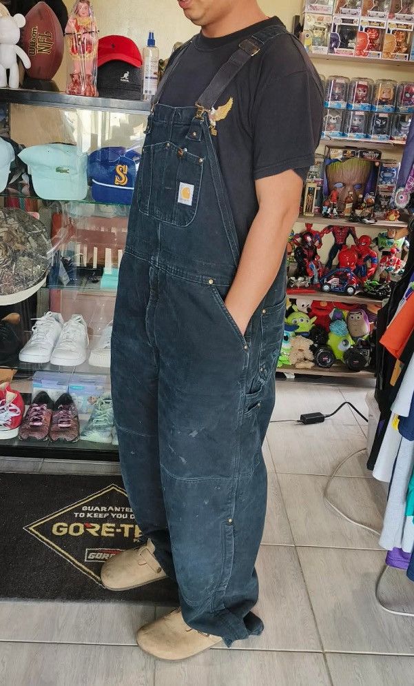 Carhartt Carhartt RO2 BLK Overall Baggy Double Knee /Size 32 to 46 Size US 44 / EU 60 - 10 Thumbnail