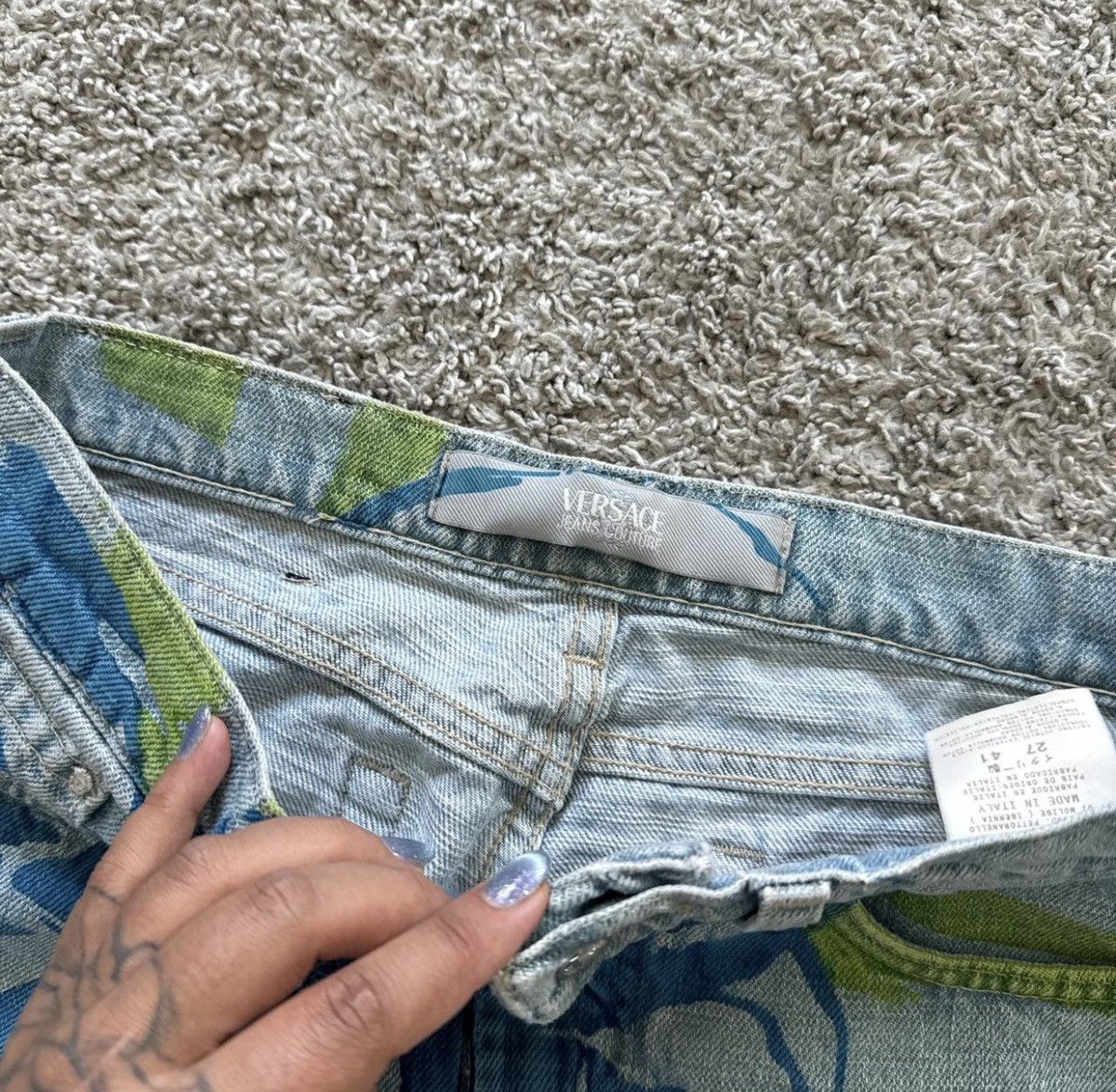 Versace Jeans Couture Versace Vintage Jeans Size 27" / US 4 / IT 40 - 4 Thumbnail