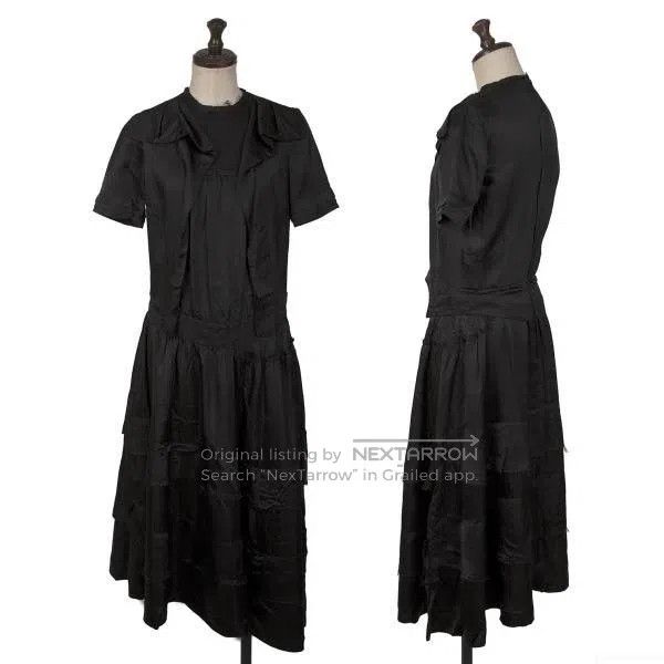 Comme des Garcons Comme des Garcons Black Retro Design Dress Size S / US 4 / IT 40 - 1 Thumbnail
