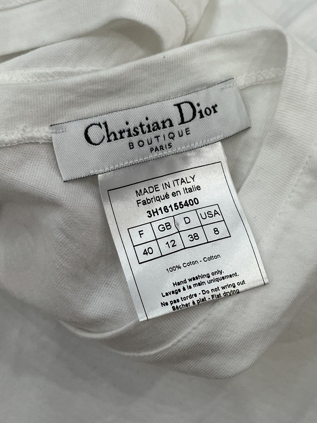 Dior Dior V-neck t-shirt Size M / US 6-8 / IT 42-44 - 5 Thumbnail