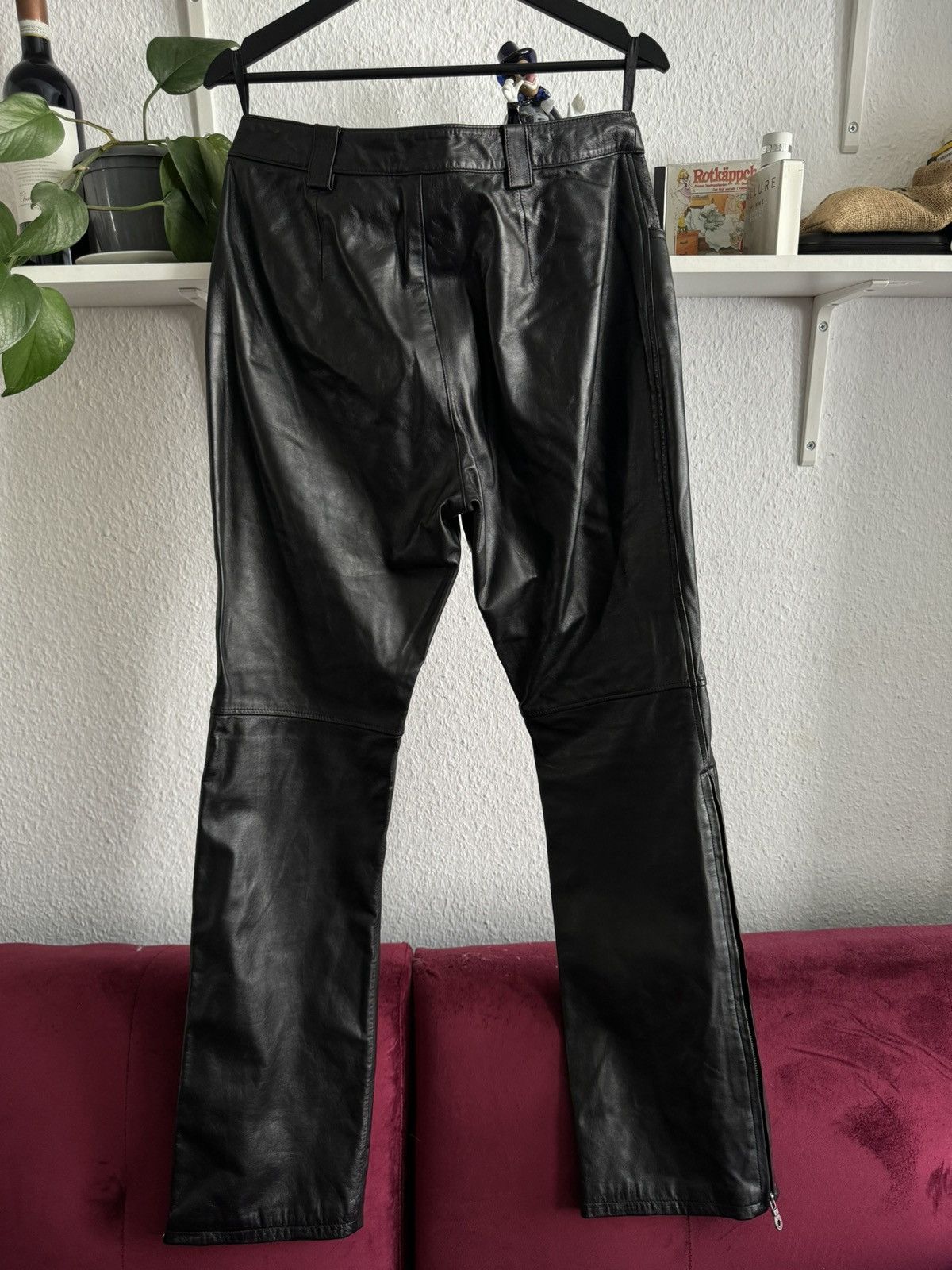 Harley Davidson Harley Davidson black leather pants Size 30" / US 8 / IT 44 - 2 Thumbnail