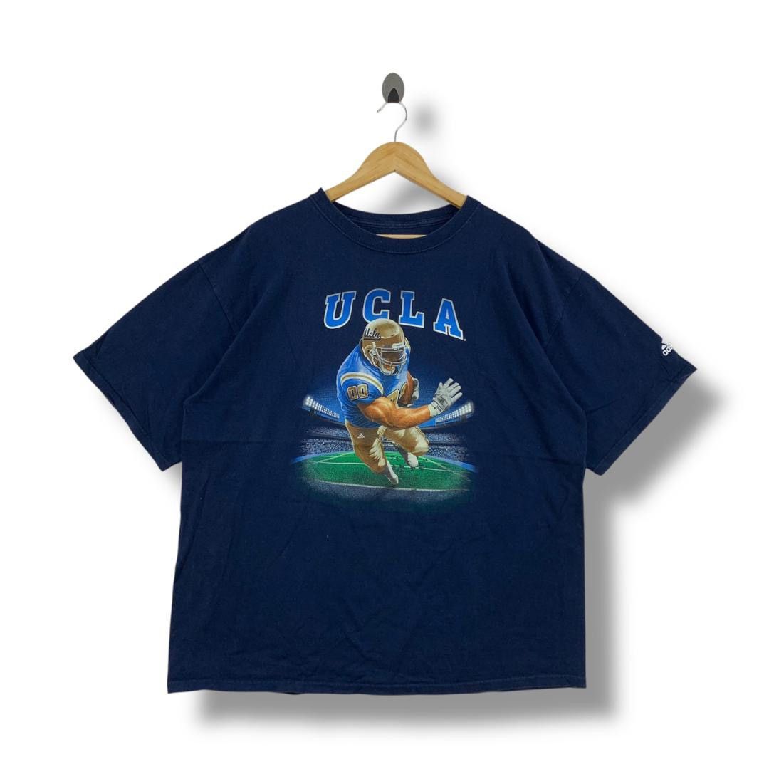Adidas × Vintage Vintage ADIDAS X UCLA big logo printed tee Size US XL / EU 56 / 4 - 1 Thumbnail