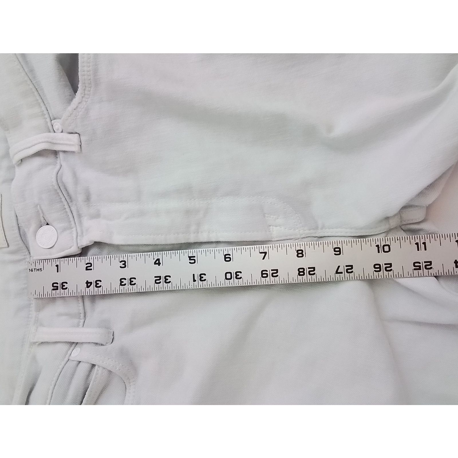 MOTHER Mother Mid Rise Dazzler Jeans Women's 31 x 27 White Size 31" - 15 Thumbnail