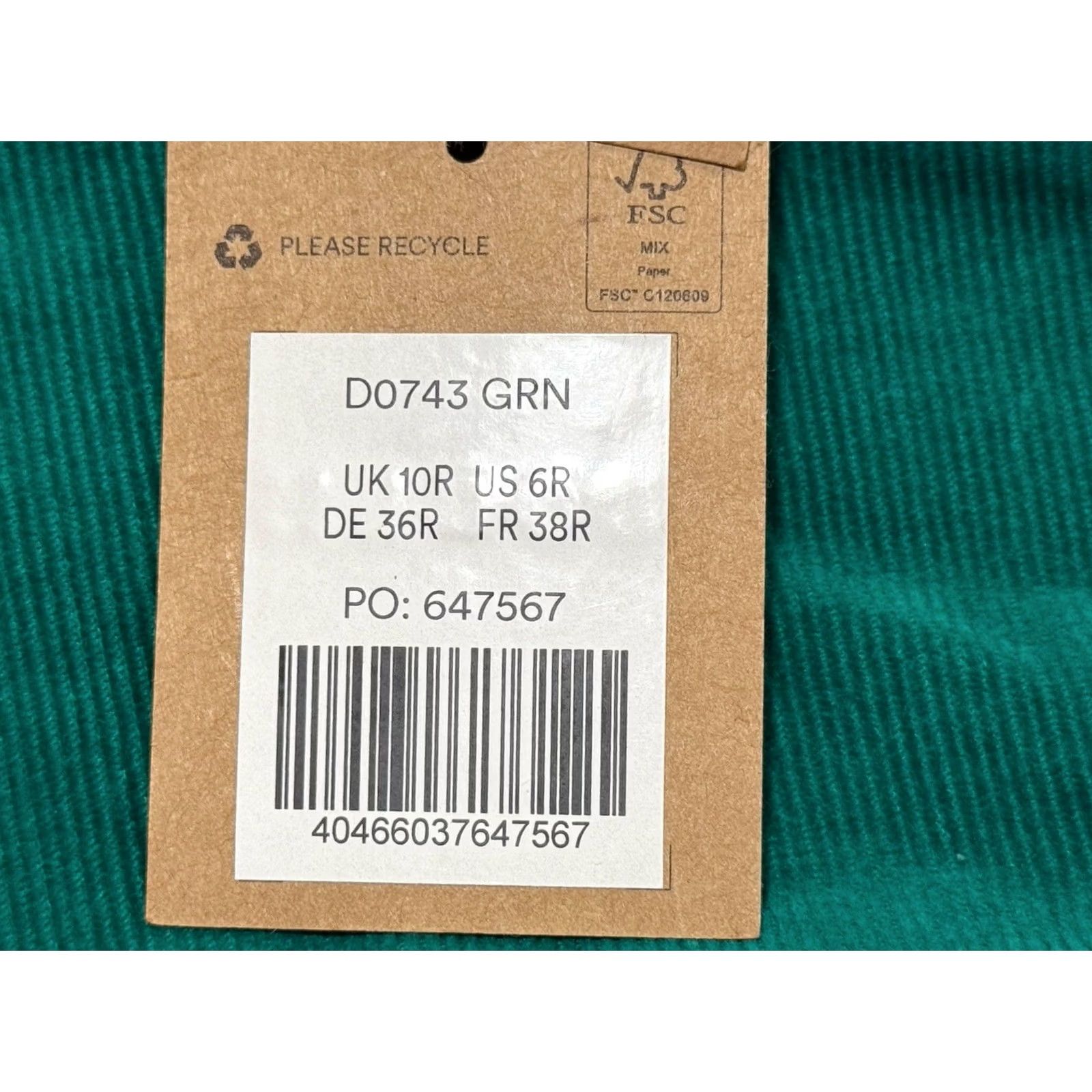 Boden Boden Harriet Cord Dress US 6R NWT Spruce Green Black Vine Print Cottagecore Size M / US 6-8 / IT 42-44 - 5 Thumbnail
