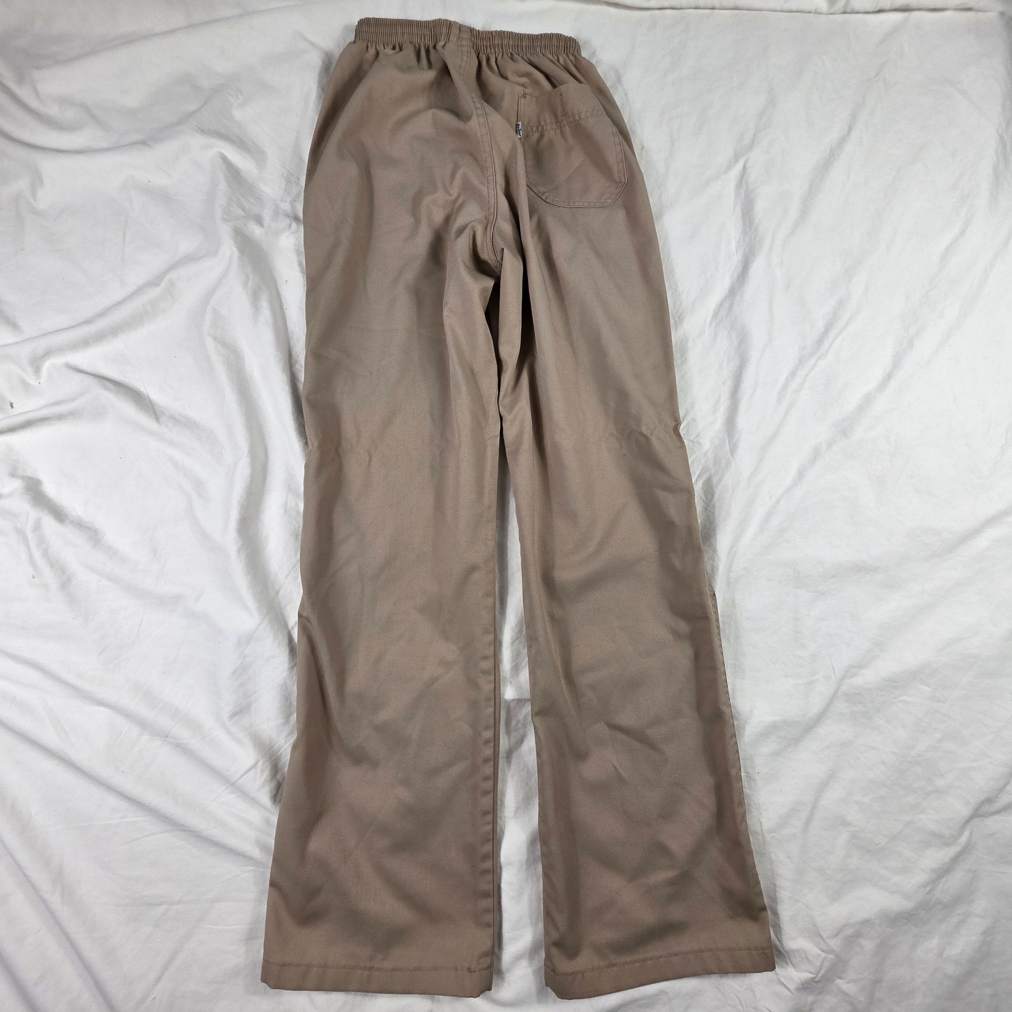 Levi's Vintage Levis 518M Men Medium Beige Elastic Waist Work Pants Size US 38 / EU 54 - 2 Thumbnail