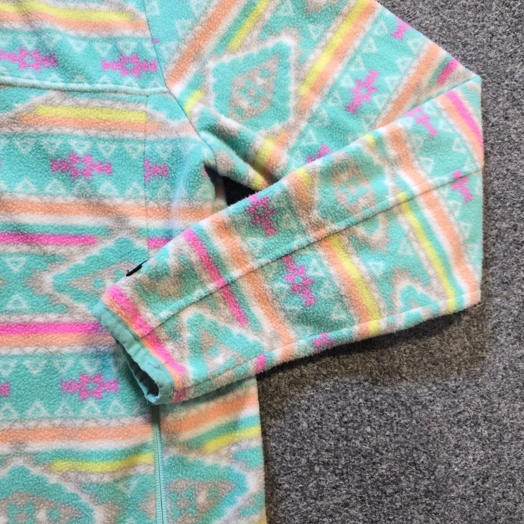 Chubbies Chubbies Sweater Women Size S Green Aztec Fleece 1/4 Zip Casual Pullover Size S / US 4 / IT 40 - 4 Thumbnail