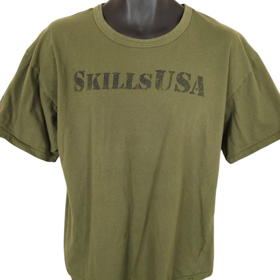 Rothco Rothco Military T Shirt Mens Size XL Green Skills USA Size US XL / EU 56 / 4 - 1 Thumbnail