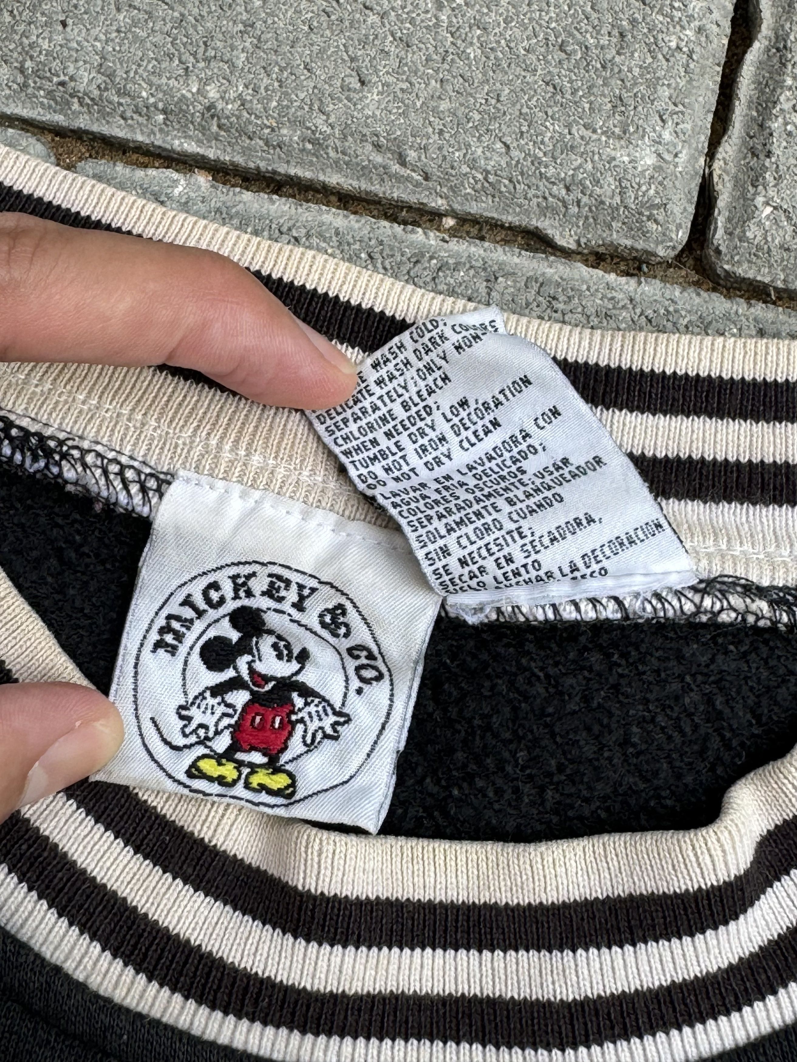 Mickey & Co. Vintage Mickey and Co Black and White Striped Size US XL / EU 56 / 4 - 7 Thumbnail