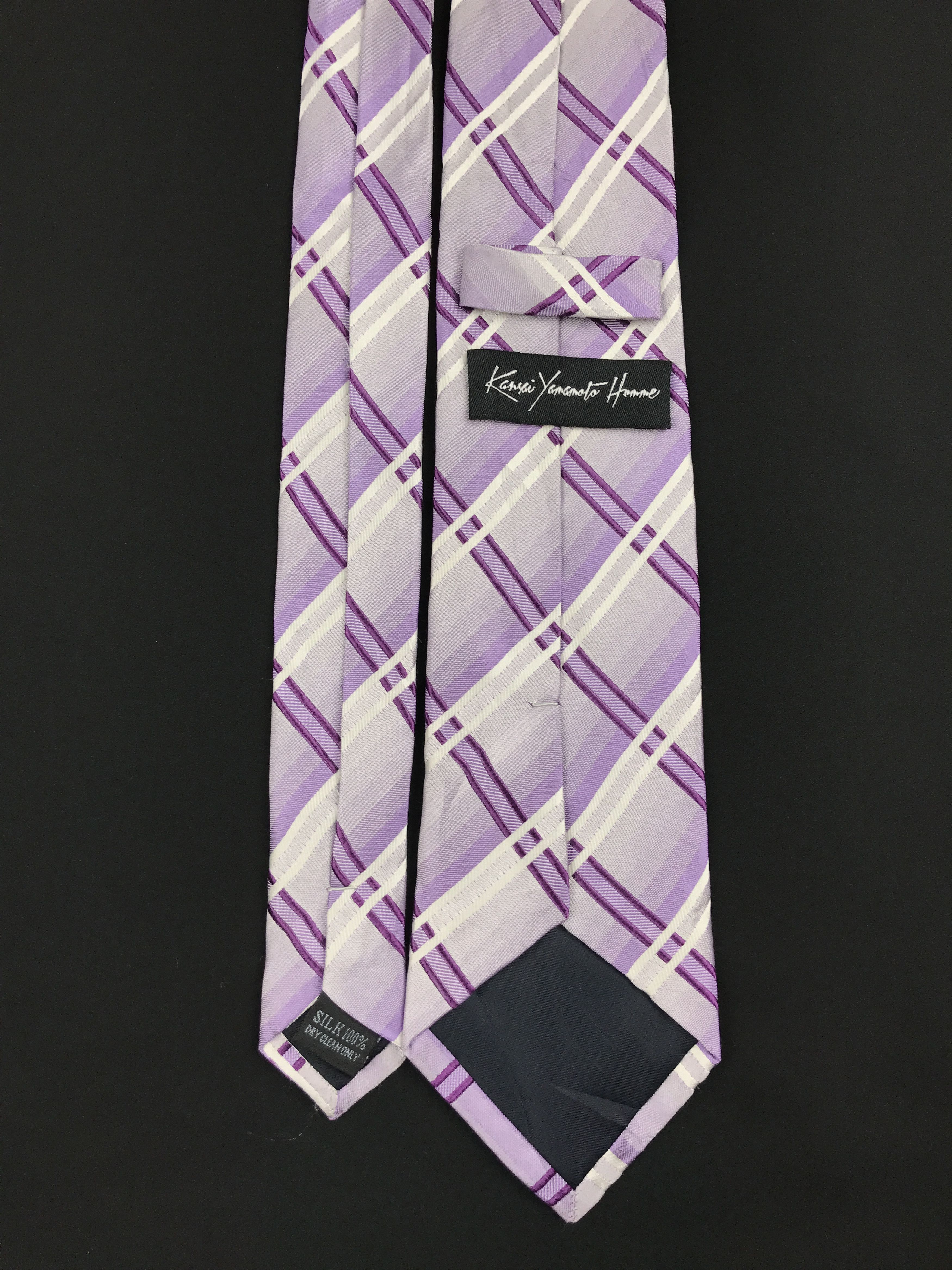 Japanese Brand × Kansai Yamamoto × Vintage Vintage Kansai Yamamoto Homme Silk Necktie Size ONE SIZE - 4 Thumbnail