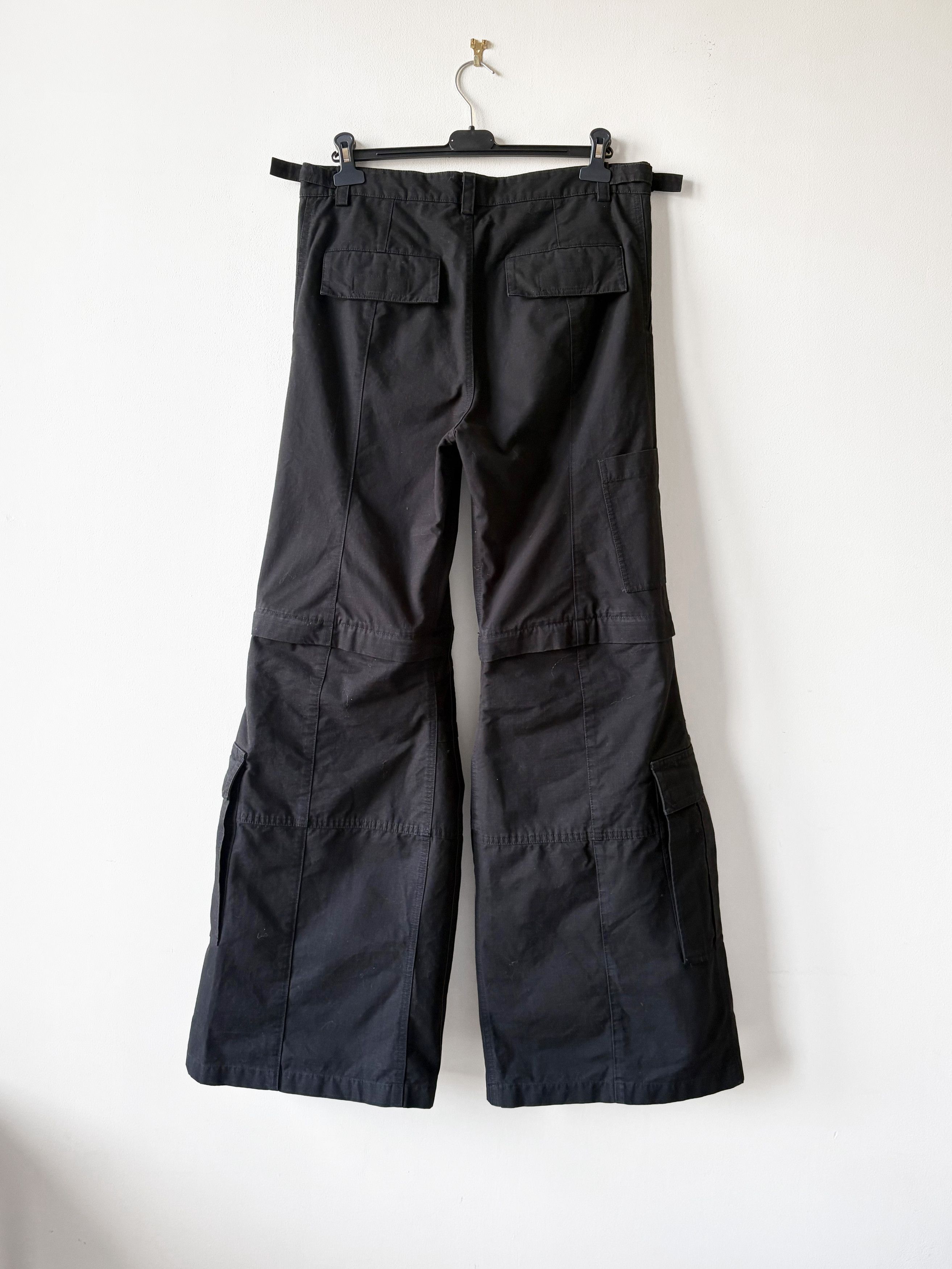 Balenciaga Balenciaga Flared Cargo Pants 1000M Size US 32 / EU 48 - 6 Thumbnail