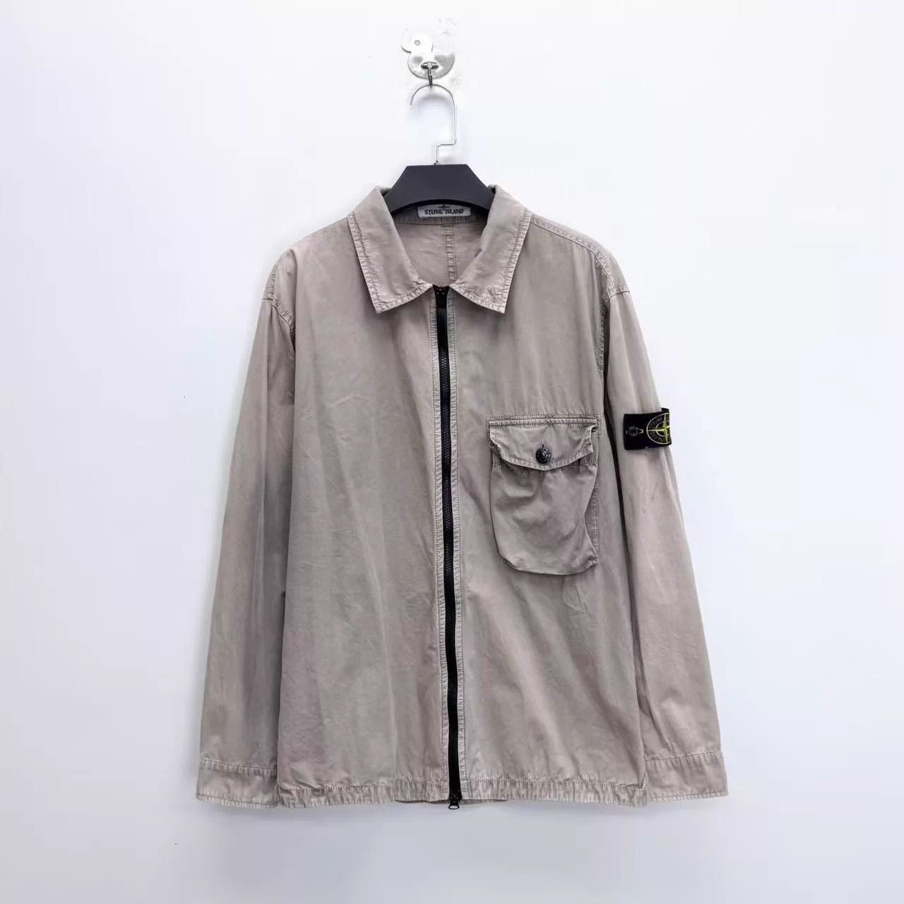 Stone Island Multi Color Light Jacket with Zip Pocket - XL Size US XL / EU 56 / 4 - 1 Thumbnail