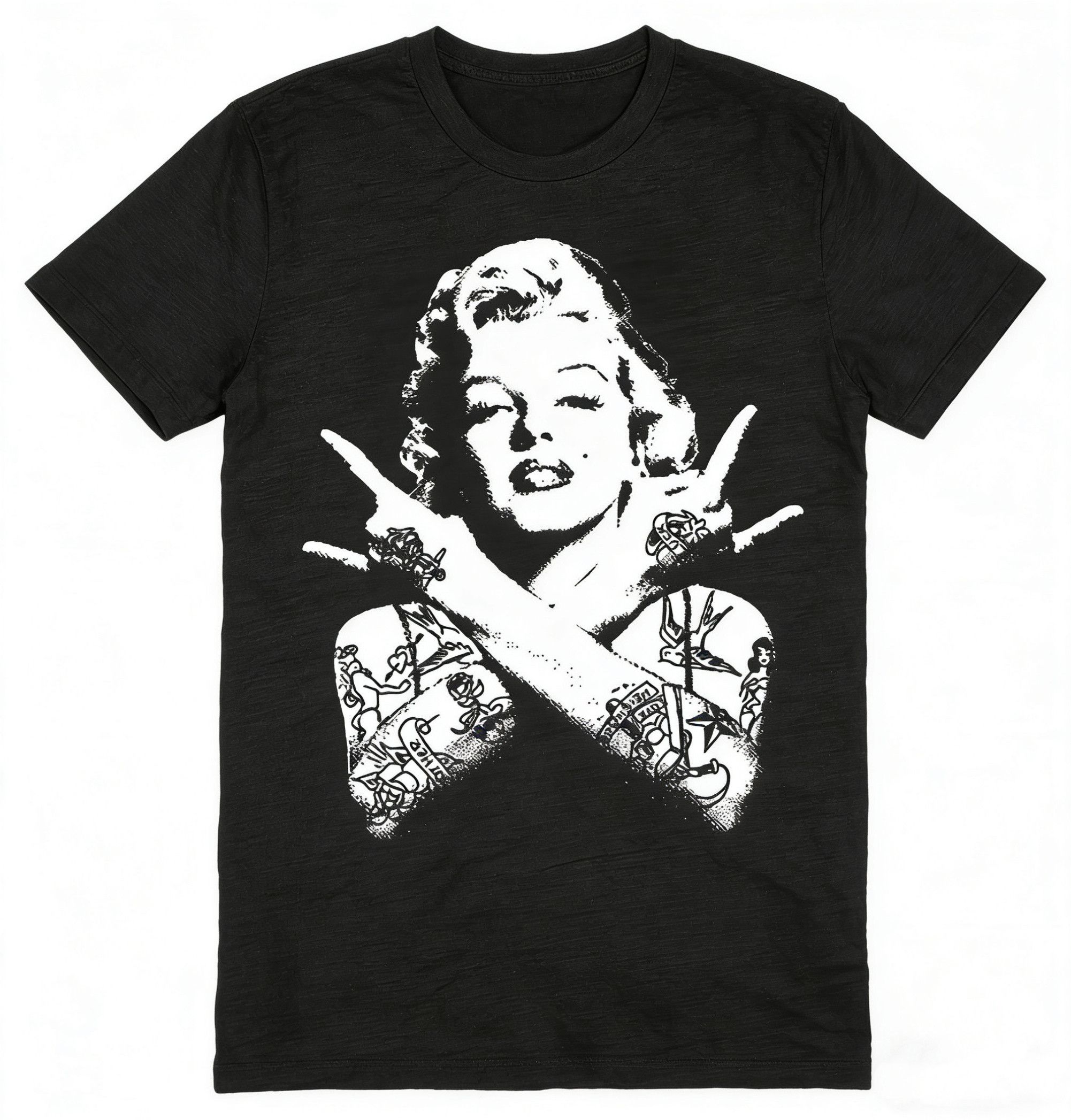 Other Streetwear Fun Roker Mary Tattoo Punk Homme T-Shirt Punk Size US XXL / EU 58 / 5 - 1 Thumbnail