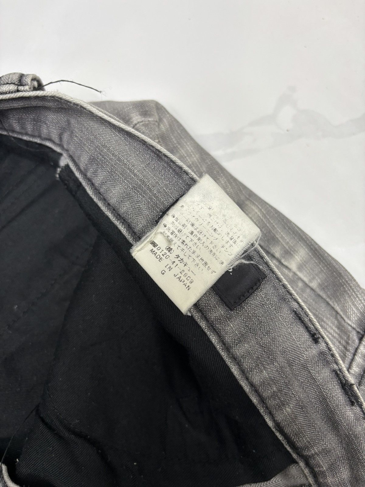 Tete Homme Vintage Japanese Brand Male & Co Faded Gray Flare Cargo Pant Size US 35 - 12 Thumbnail
