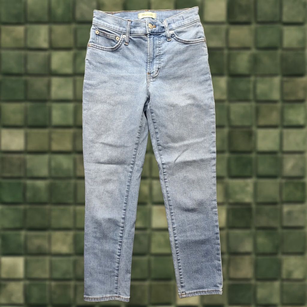 Madewell Madewell Mid Rise Perfect Vintage Jeans Womens 25x27 Regular Fit Stretch Denim Blue 5-Pocket 90s Bohemian Size 42" / US 20 - 1 Thumbnail