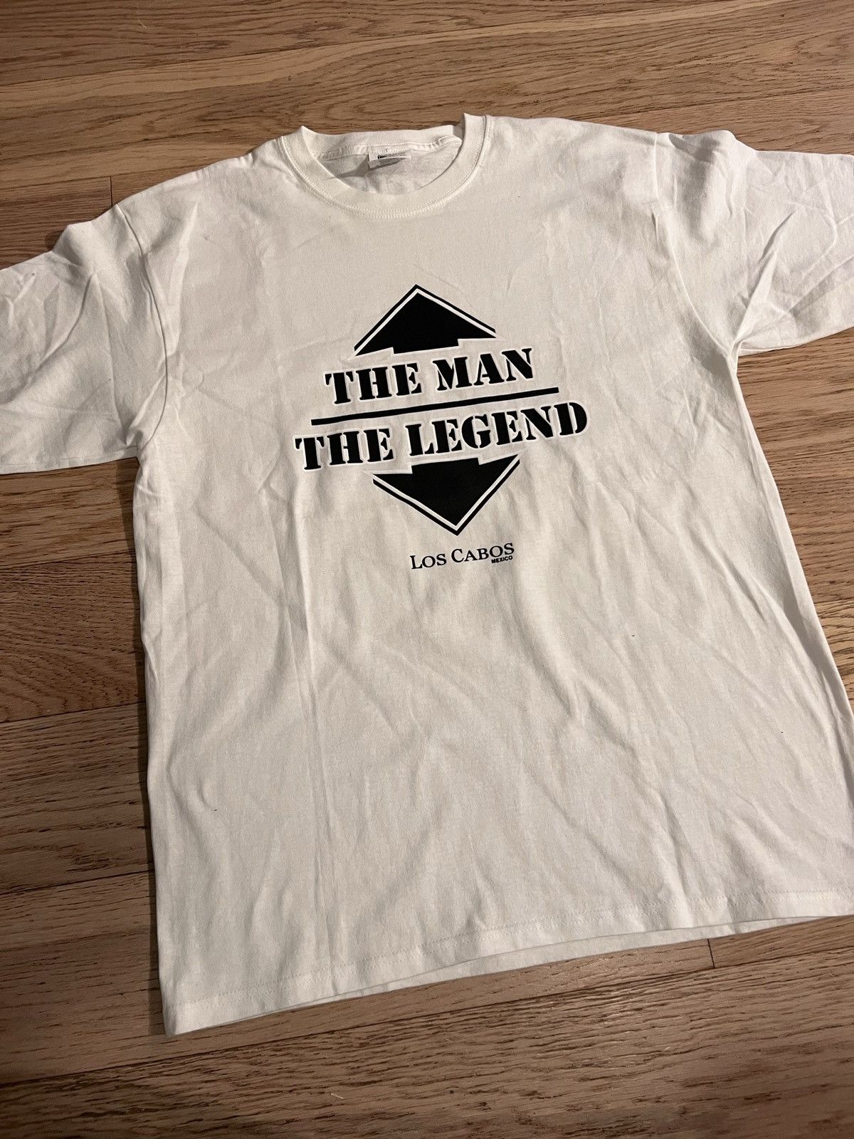 Japanese Brand × Vintage Vintage The Man The Legend Funny Joke Statement T Shirt Size US M / EU 48-50 / 2 - 1 Thumbnail