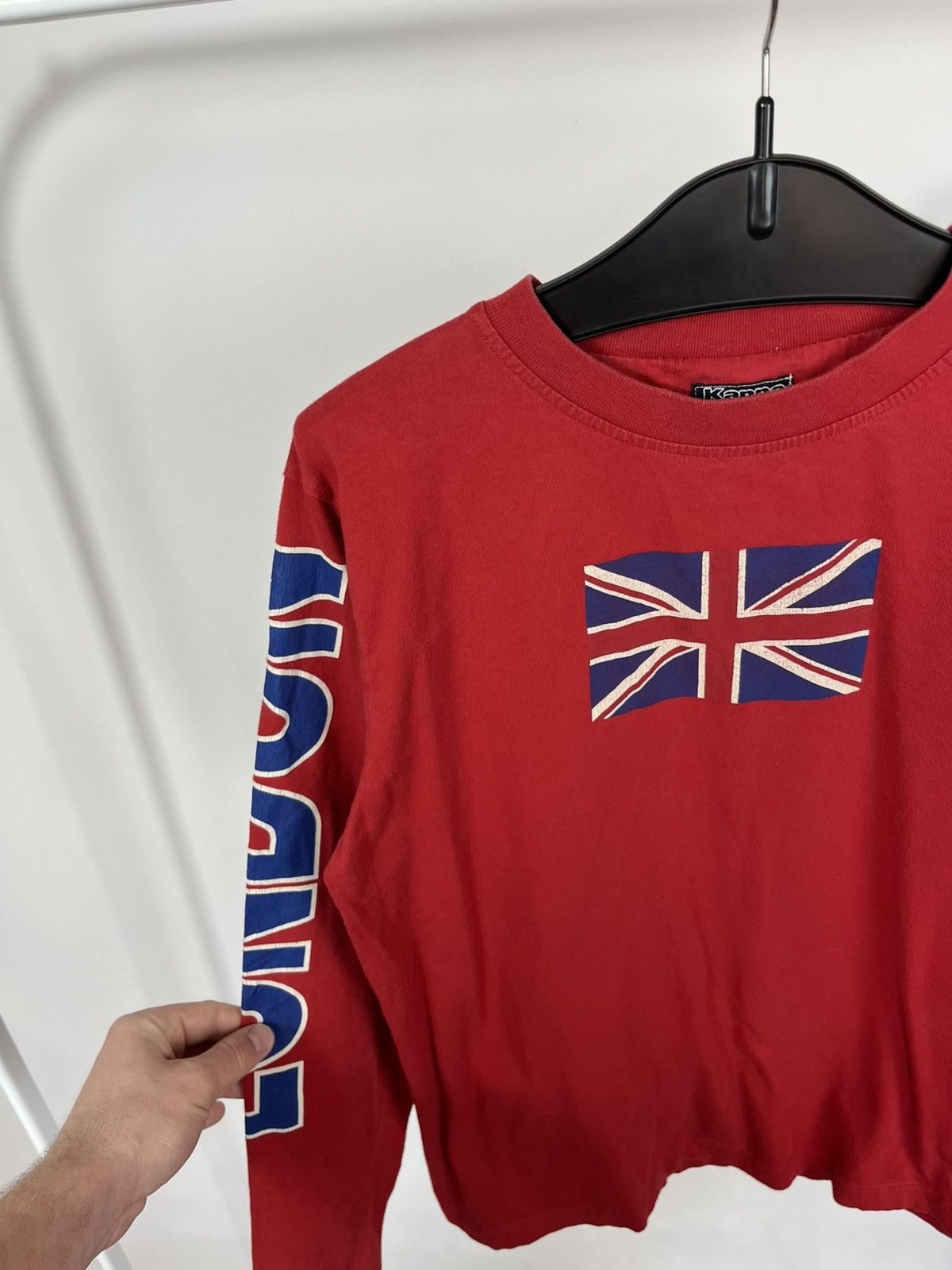 Kappa Kappa London Union Jack Flag Red Long Sleeve T Shirt UK Size US M / EU 48-50 / 2 - 5 Thumbnail