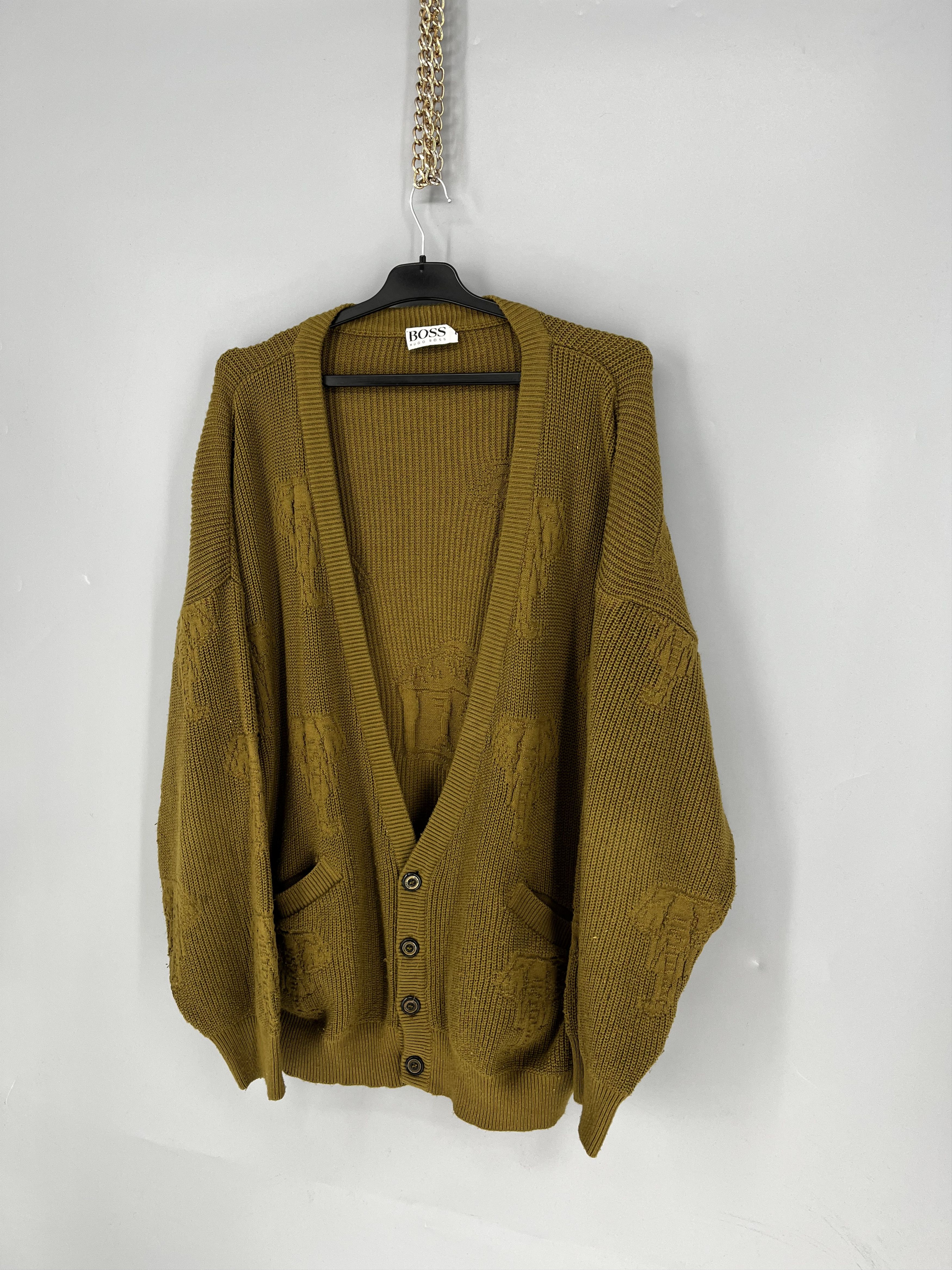 Hugo Boss Vintage Hugo Boss Archive Cardigan Vintage Abstract Size L Size US L / EU 52-54 / 3 - 3 Thumbnail