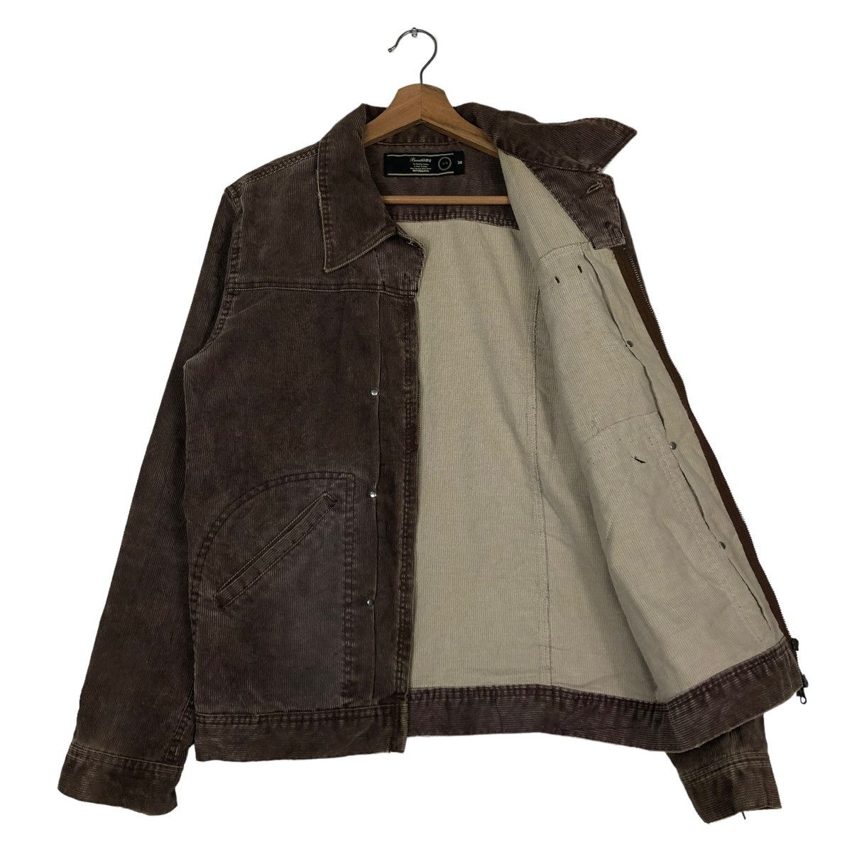 Hysteric Glamour VINTAGE TRUCKER BIKER JACKET CORDUROY BREATHMINT NUMBERNINE Size US M / EU 48-50 / 2 - 11 Thumbnail