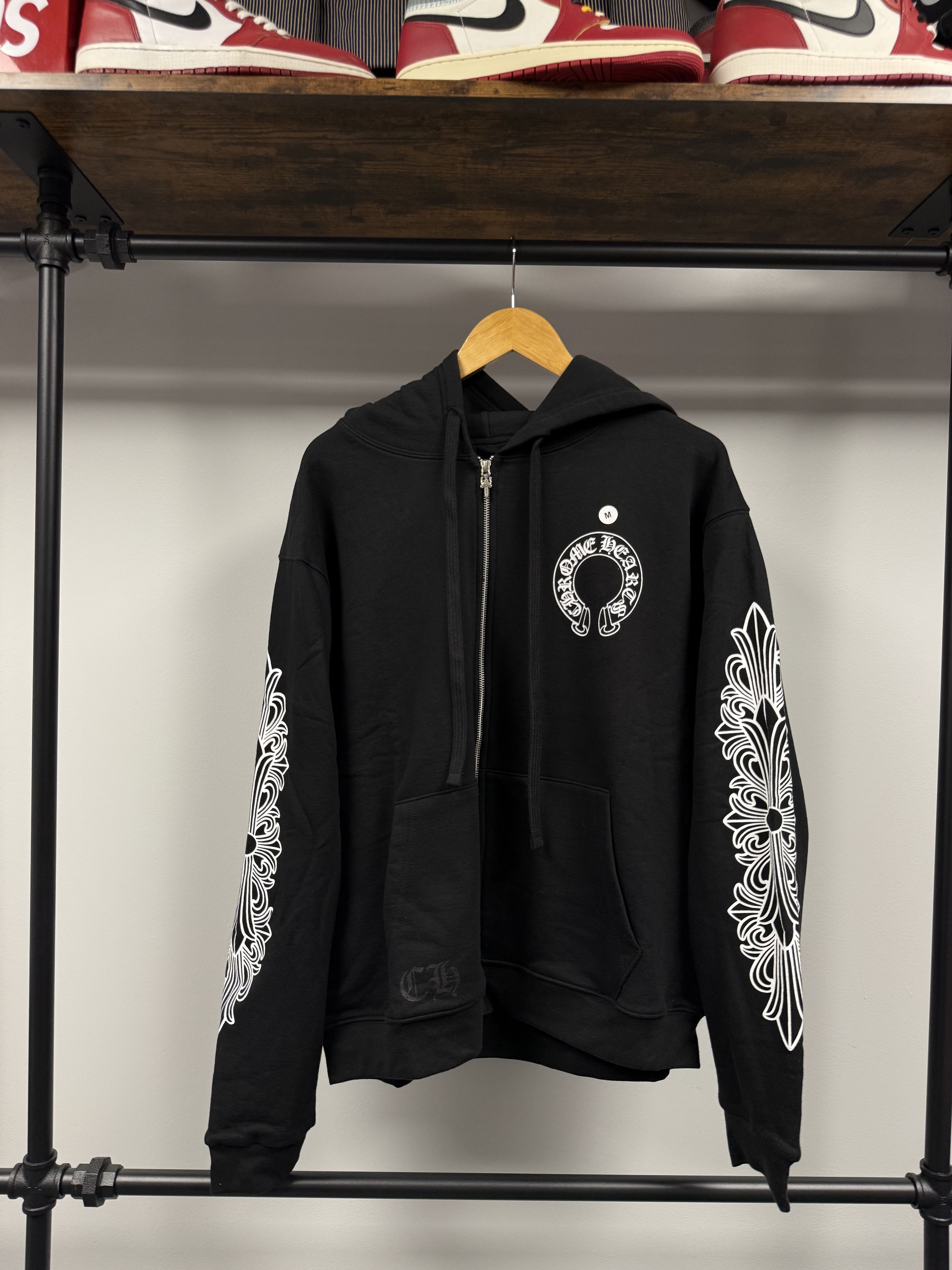 Chrome Hearts Chrome Hearts Thermal Horseshoe Floral Hoodie - M Size M / US 6-8 / IT 42-44 - 1 Thumbnail