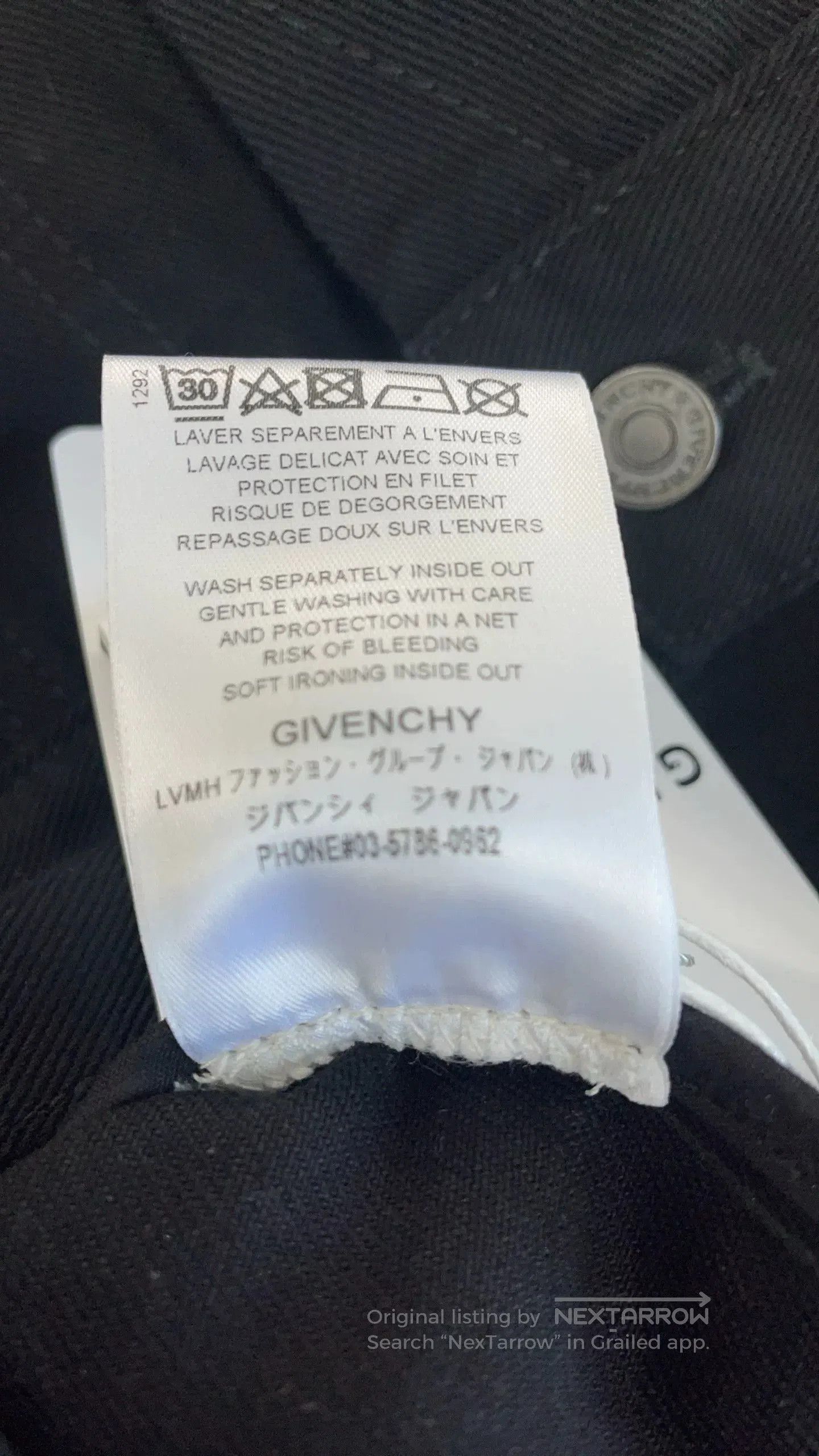 Givenchy Givenchy Letter Print Denim Jacket. Size US M / EU 48-50 / 2 - 5 Thumbnail