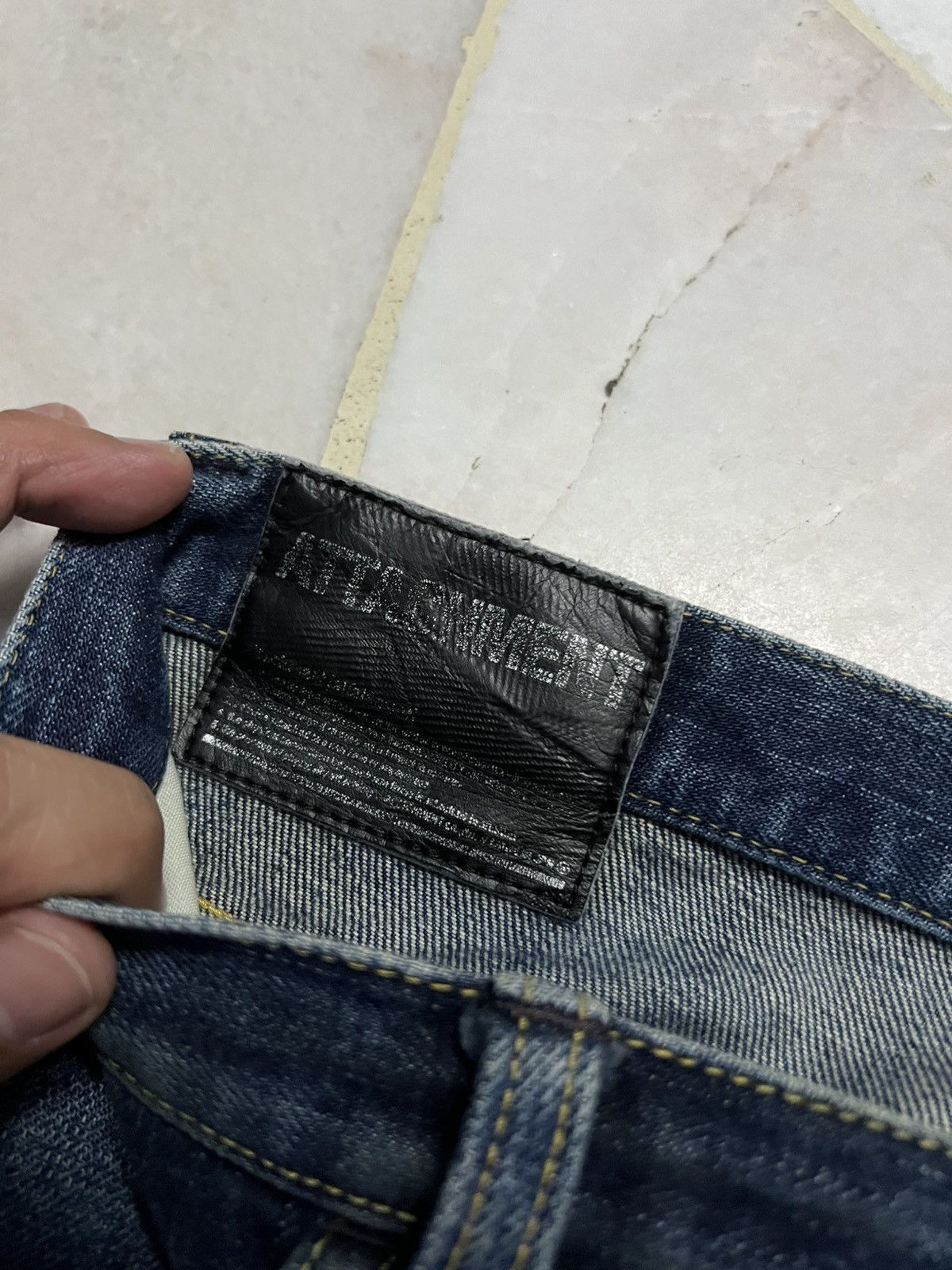 Attachment 💥Rare Attachment Honeycomb washed Jean Size US 31 - 12 Thumbnail