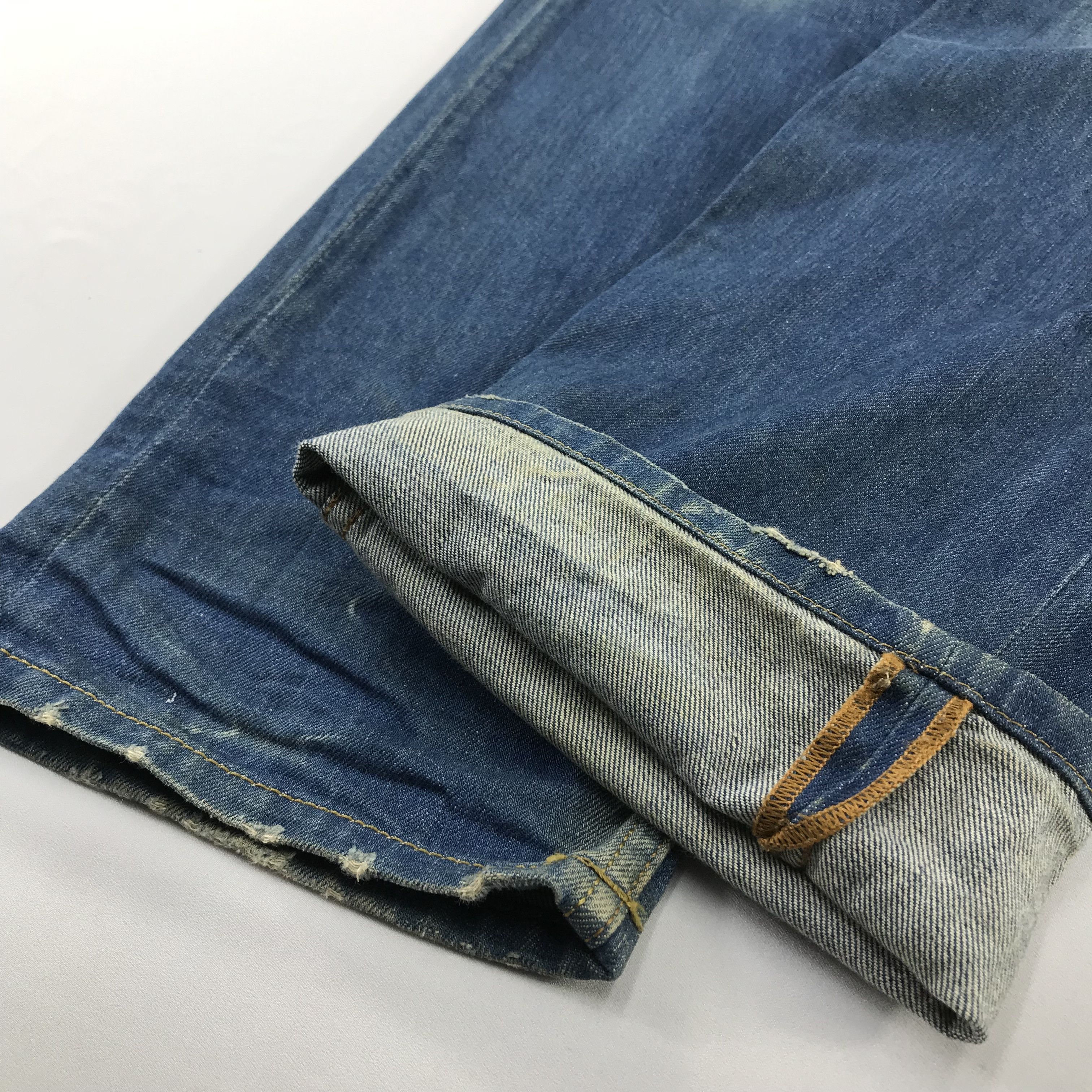Diesel Diesel Waykee Regular Straight Distress Denim Jean KJ3456 Size US 31 - 7 Thumbnail