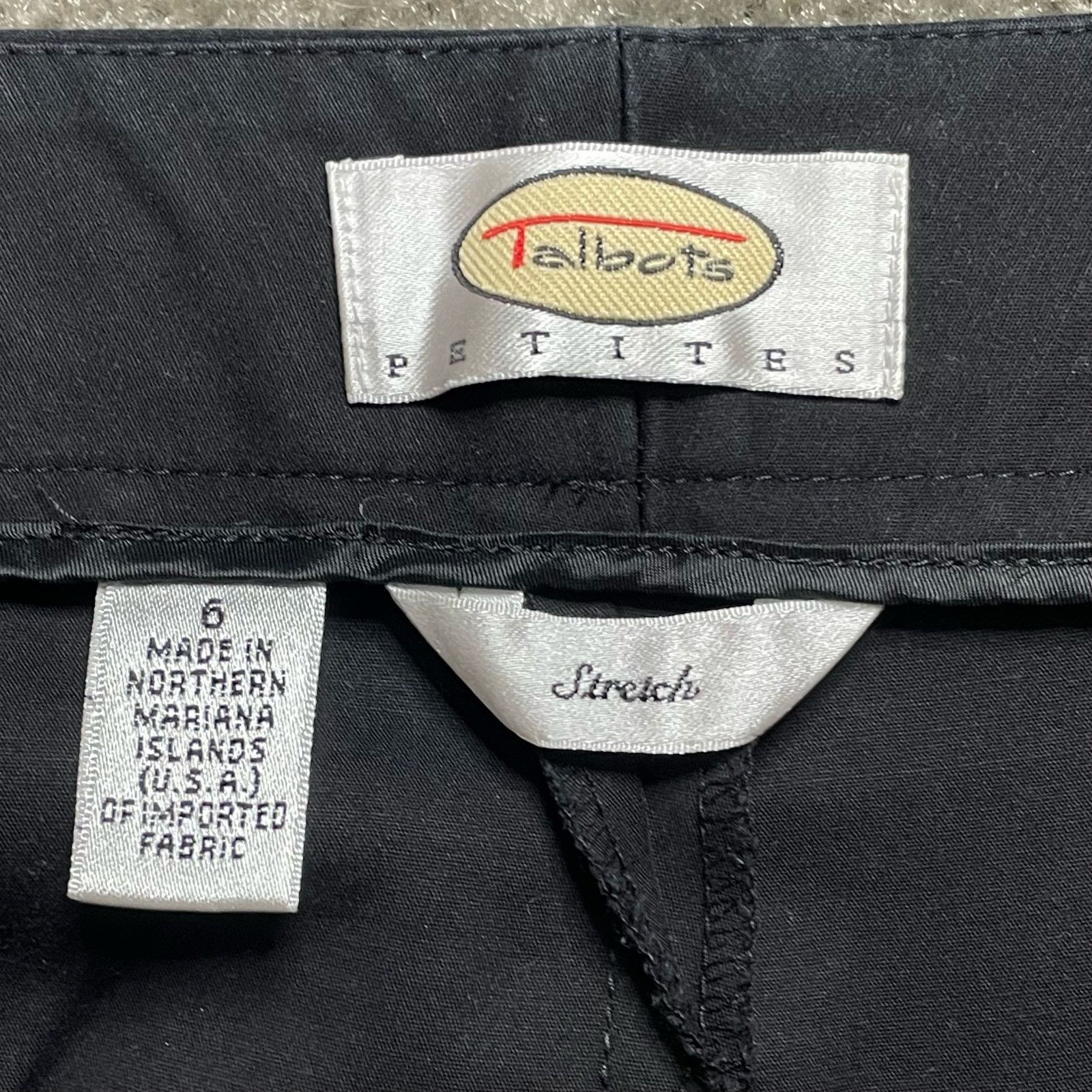 Other Talbots Black Stretch Pants Size 28" / US 6 / IT 42 - 3 Thumbnail