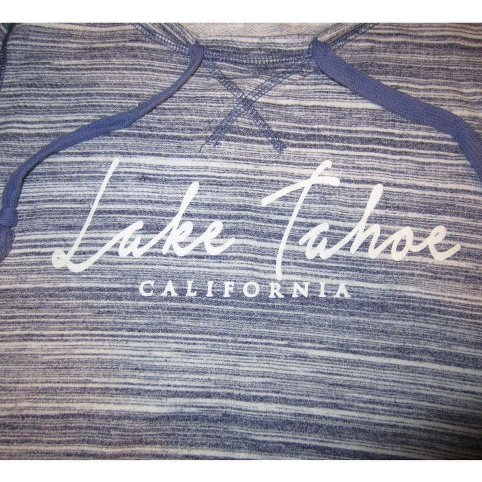 Other Coastal Casual Blue Striped Lightweight Hoodie Lake Tahoe Size S / US 4 / IT 40 - 3 Thumbnail