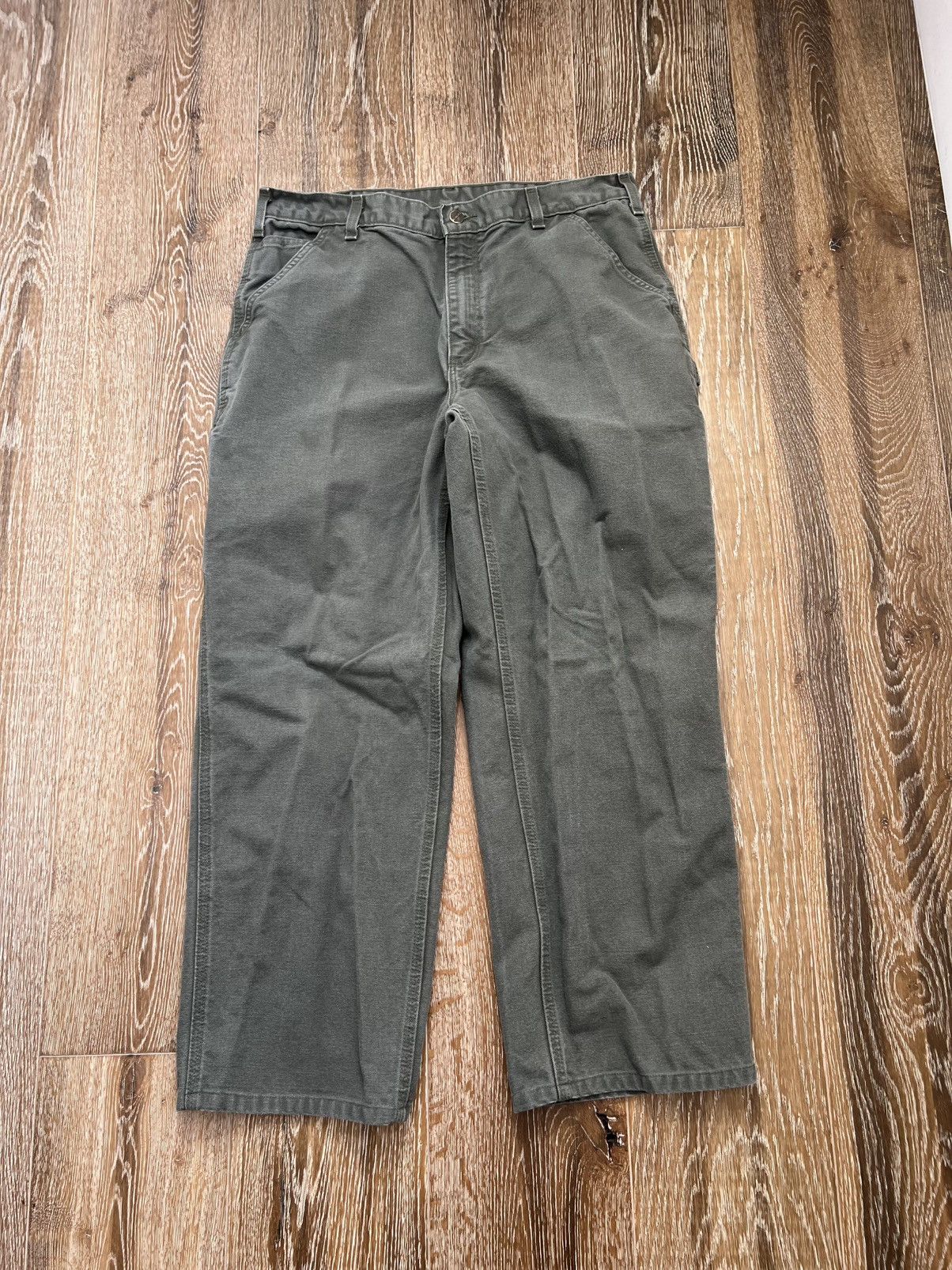 Carhartt Carhartt loose original fit carpenter work pants Size US 35 - 1 Thumbnail