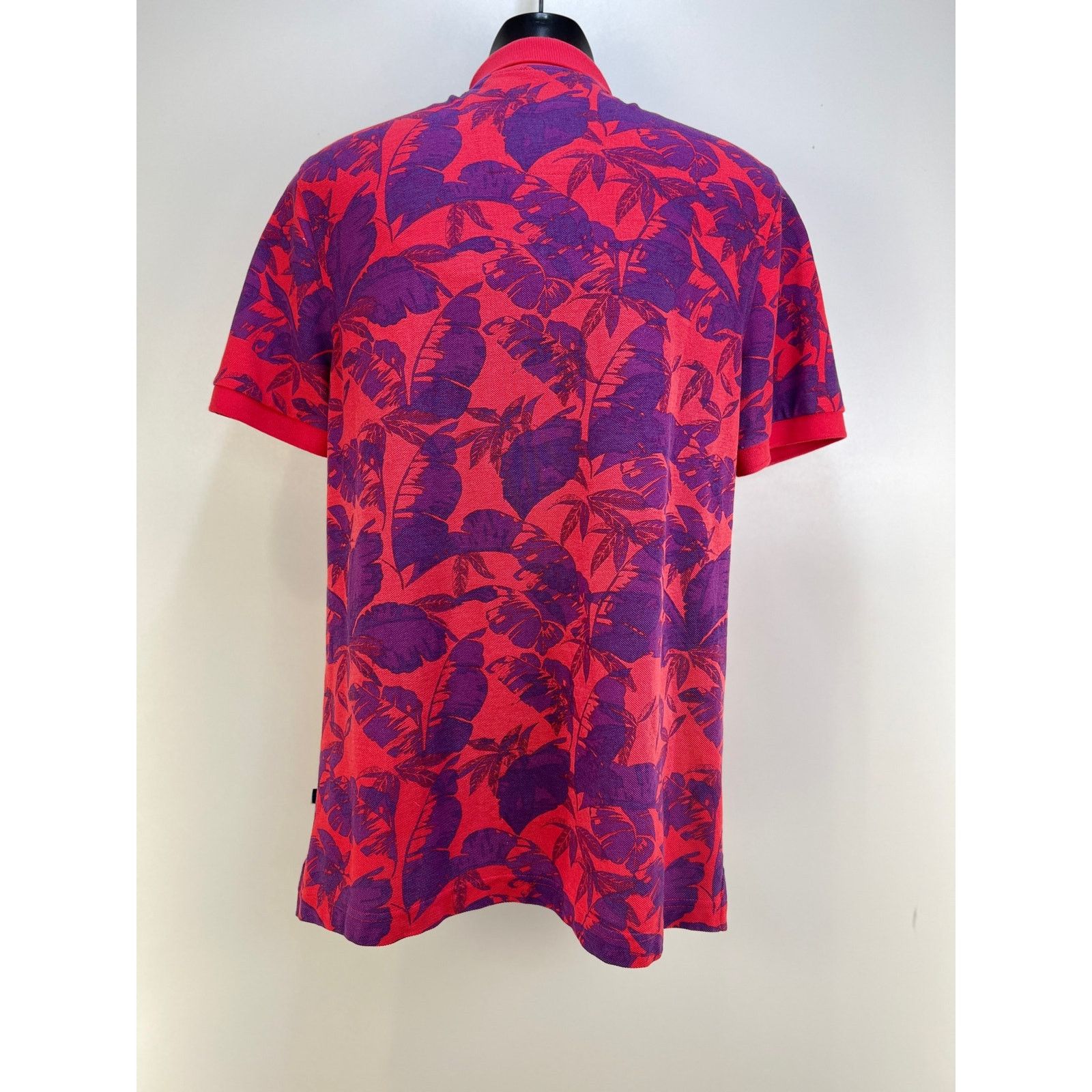 Nautica Nautica Palm Printed Polo Shirt Tropical Beachy Pink Size US M / EU 48-50 / 2 - 4 Thumbnail