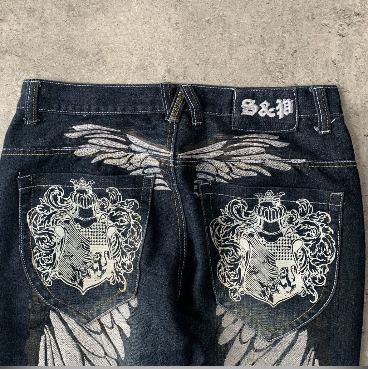 Vintage S&P Japenese y2k Denim Size US 34 / EU 50 - 5 Thumbnail