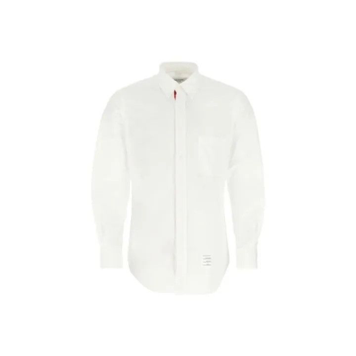 Thom Browne Thom Browne White Button-Up Long Sleeve Shirt -2507 Size US S / EU 44-46 / 1 - 7 Thumbnail